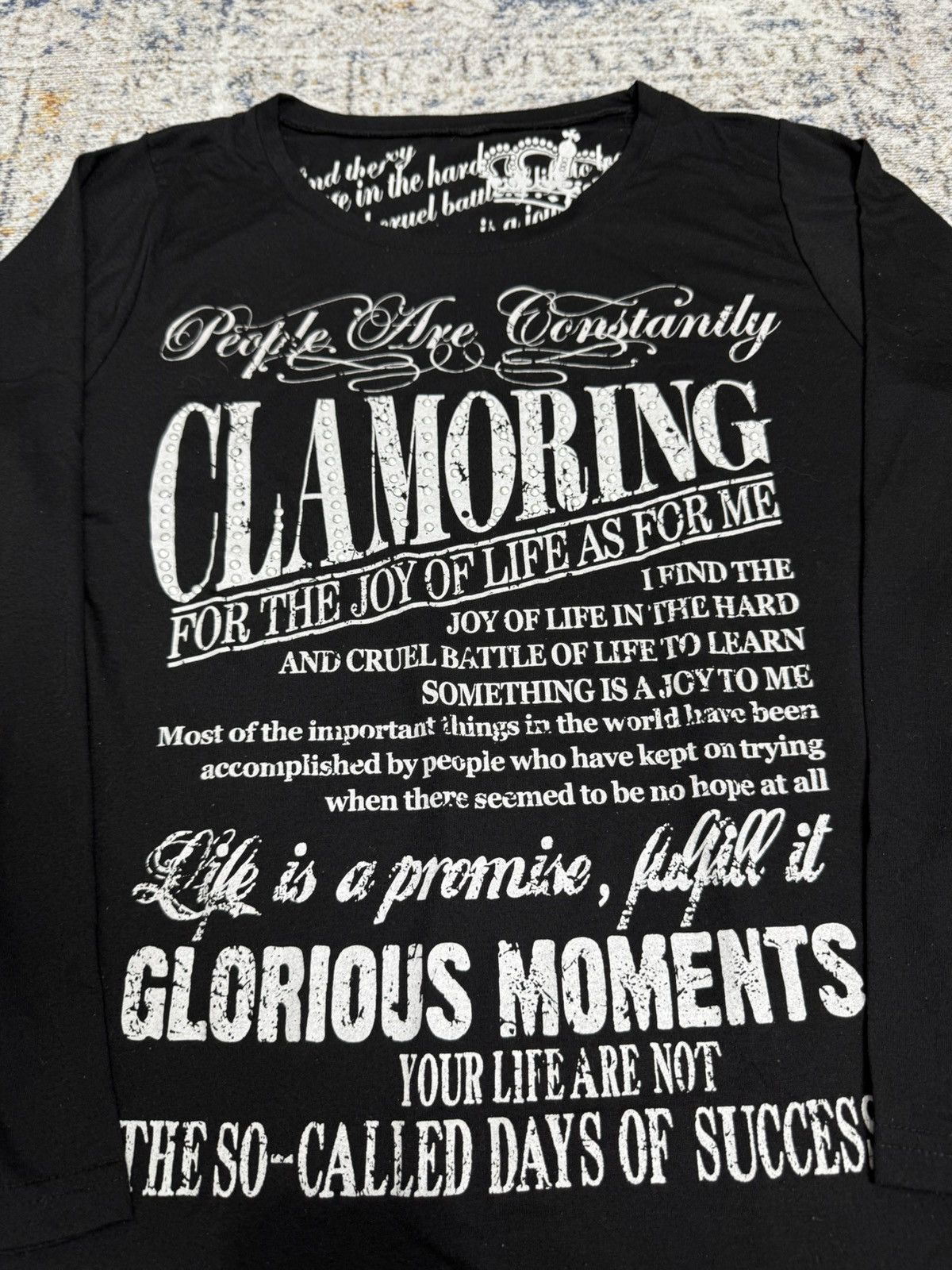 Hysteric Glamour Glamouring ifsix style long sleeve Size US M / EU 48-50 / 2 - 3 Thumbnail