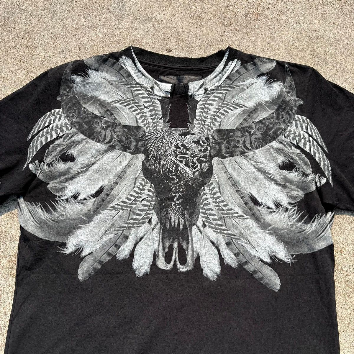 Philipp Plein ❌SOLD❌Philipp Plein Skull Wings Tee Double Sided Gothic Size US M / EU 48-50 / 2 - 3 Thumbnail