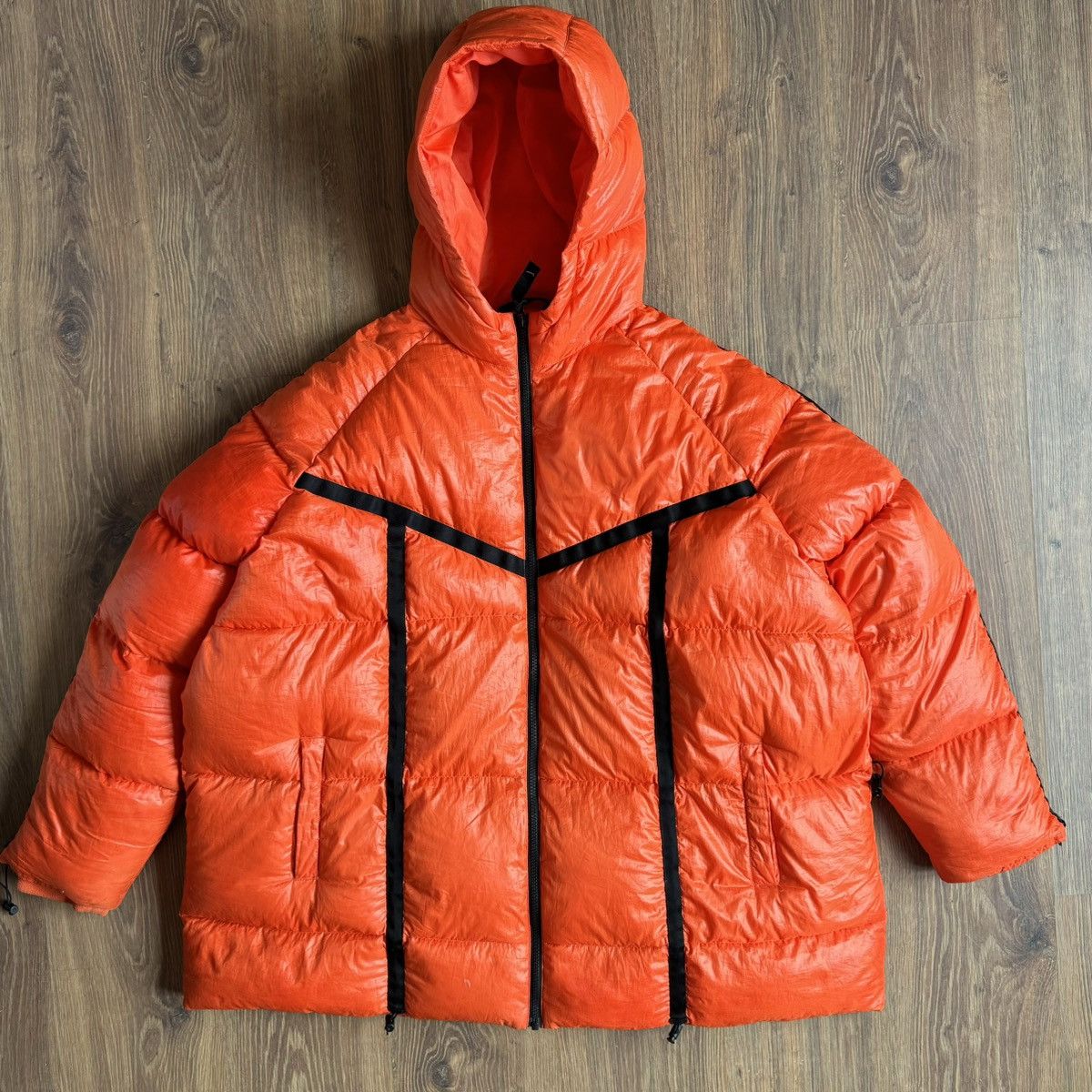 Nike Nike Therma-Fit Down Puffer Jacket Orange Women’s Oversized Size XL / US 12-14 / IT 48-50 - 1 Thumbnail