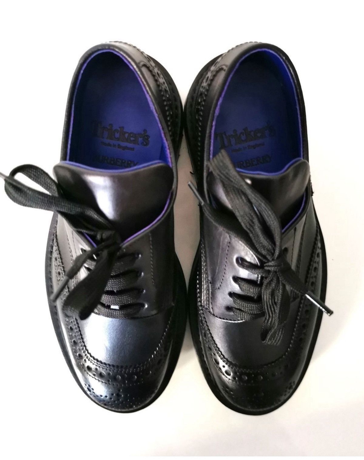 Burberry Burberry x Tricker’s Leather Derby Shoes – UK 4 / EU 36 – Size US 5 / EU 37 - 6 Thumbnail