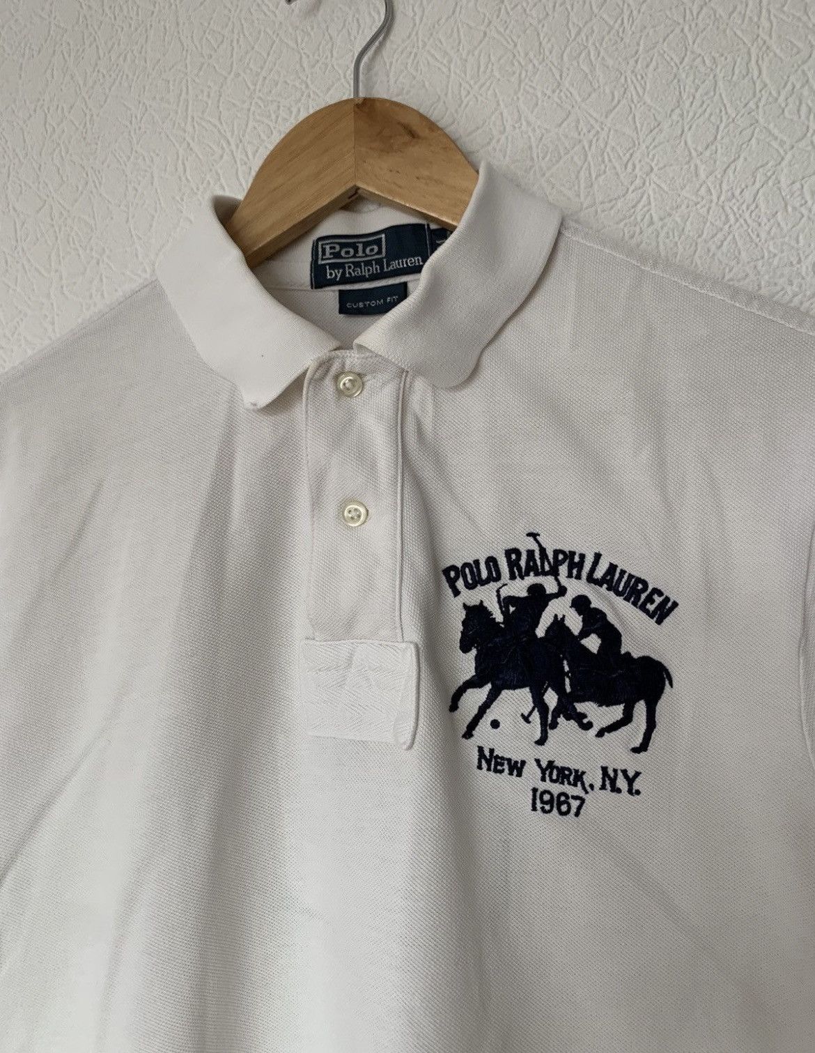 Ralph Lauren Vintage Polo Ralph Lauren Rugby Racing Tee shirt Y2K style Size US S / EU 44-46 / 1 - 2 Thumbnail