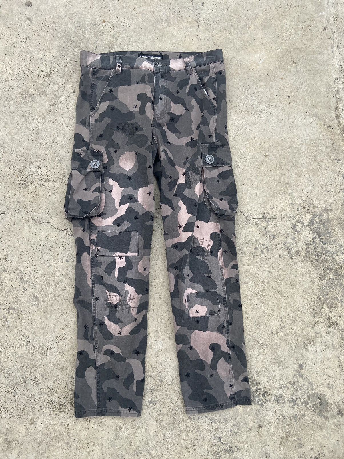 Beauty Beast × If Six Was Nine Candy Stripper cargo pants camoflauge patchwork Size US 32 / EU 48 - 1 Thumbnail
