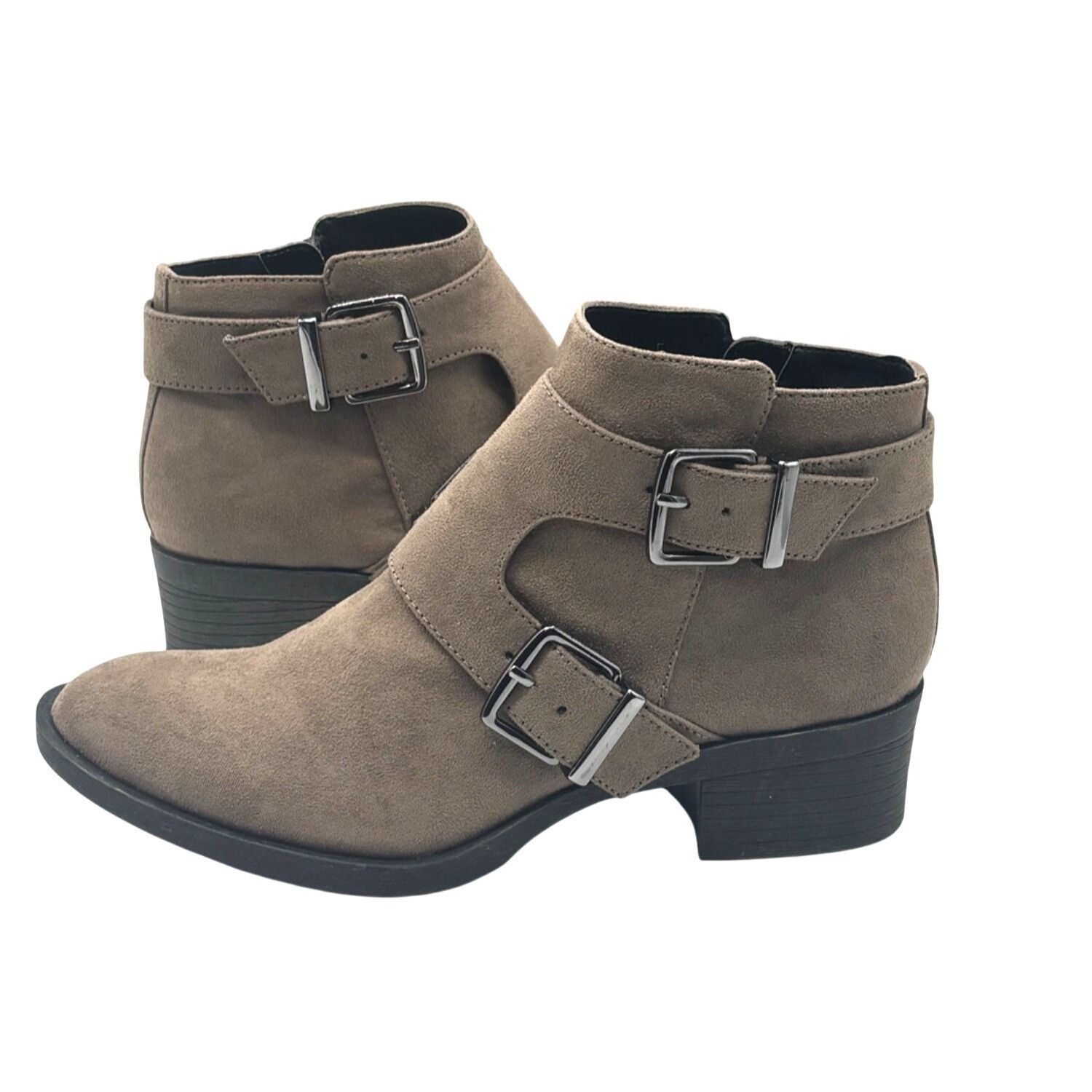 Other Kenneth Cole Reaction Women's Re-Buckle Booties, Putty Masil Size US 5 / IT 35 - 2 Thumbnail