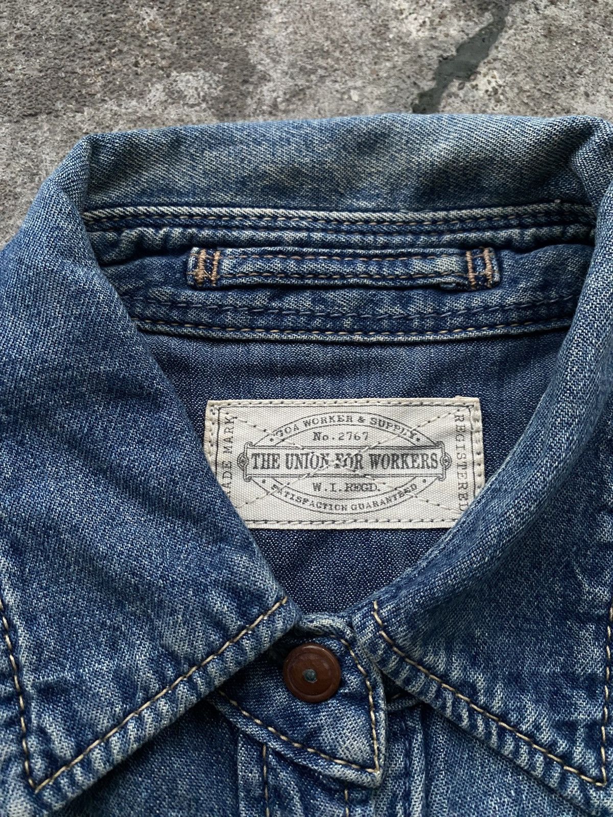 GOA G.O.A WORKER AND SUPPLY DENIM SHIRT Size US M / EU 48-50 / 2 - 7 Thumbnail