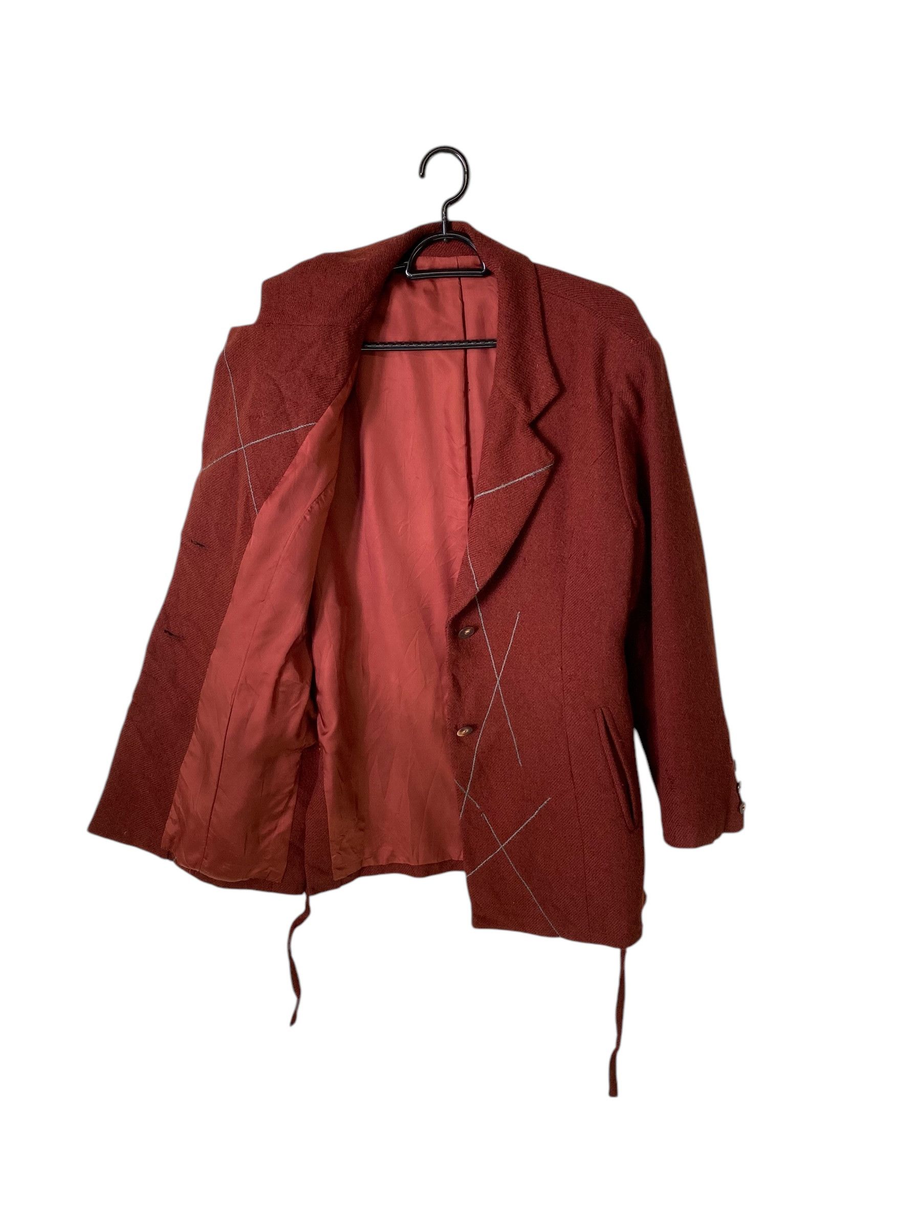 If Six Was Nine Keiko kishi embroidered stripe belted wool alpaca blend coat Size US S / EU 44-46 / 1 - 3 Thumbnail
