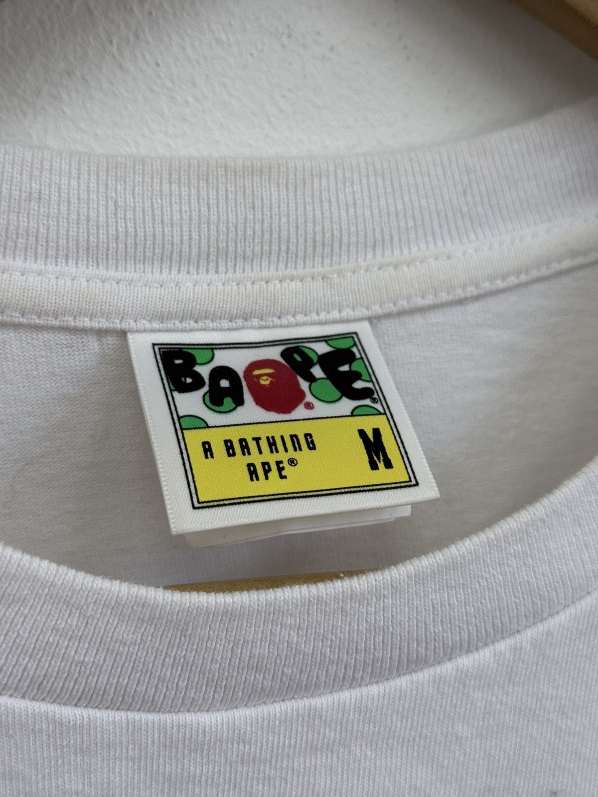 Bape Bape White Graphic T-Shirt Size US M / EU 48-50 / 2 - 4 Thumbnail