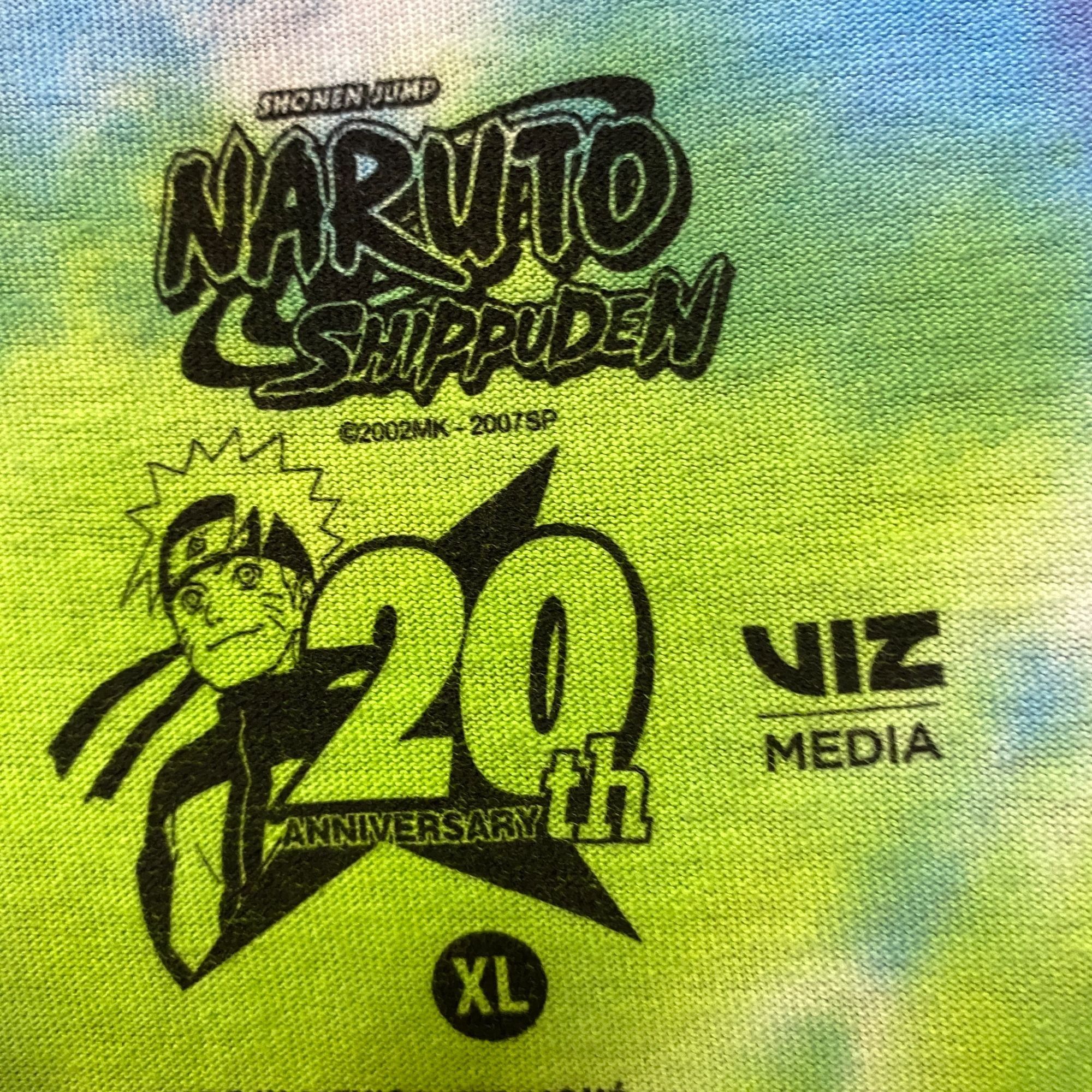 Anime Naruto Shippuden Anime Tie dye Tshirt size XL Size US XL / EU 56 / 4 - 4 Thumbnail