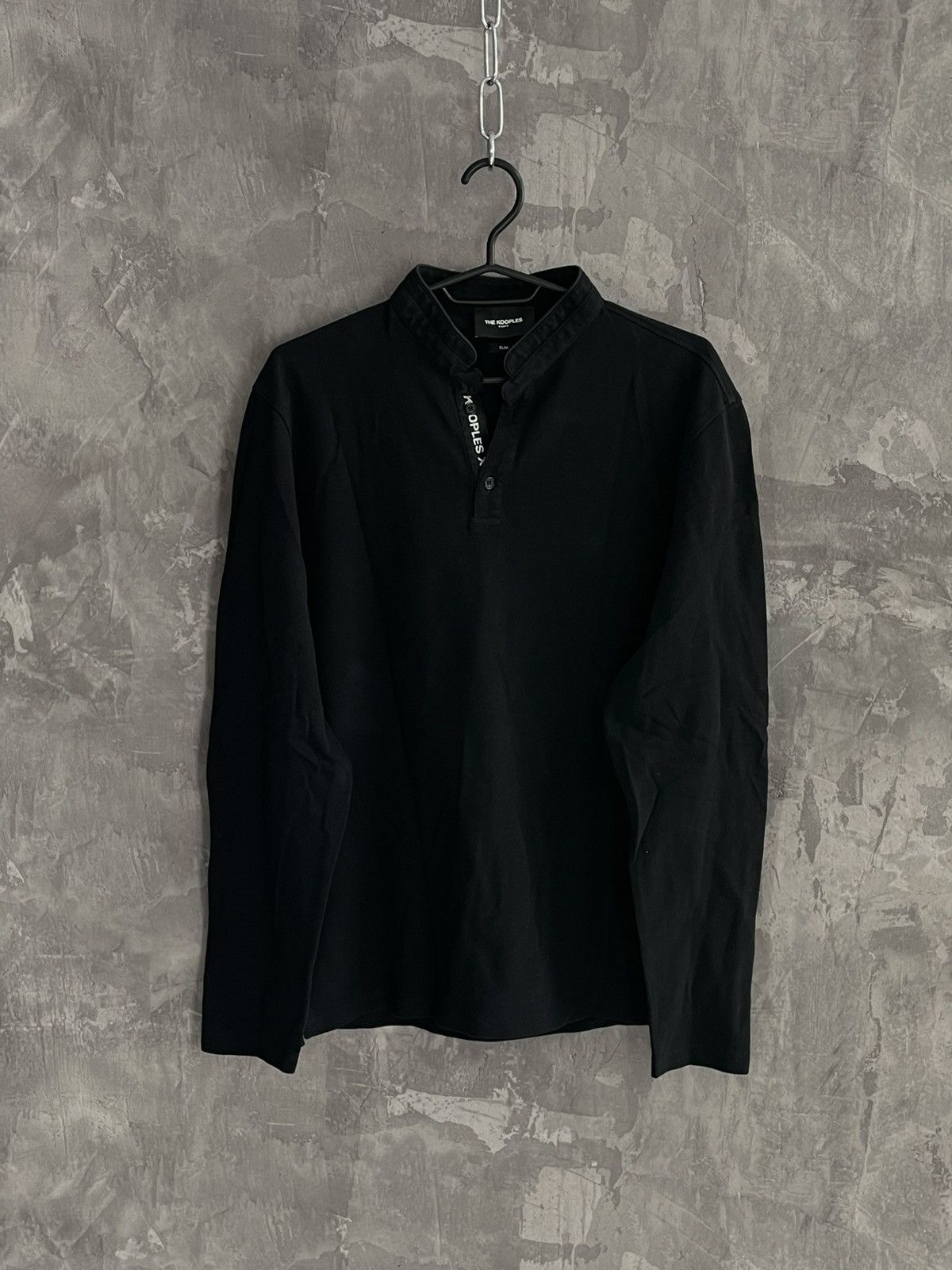 The Kooples The Kooples Long Sleeve Polo Knit T shirt Luxury Old Money Size US XL / EU 56 / 4 - 1 Thumbnail