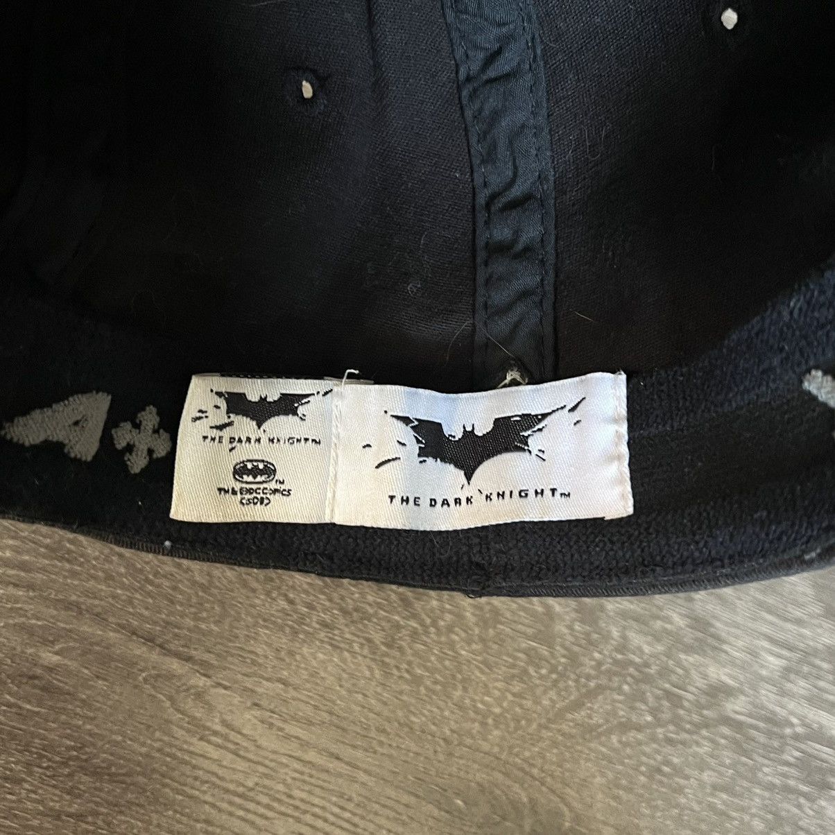 DC Comics Vintage 2008 Batman The Dark Knight Joker Logo Flexfit Hat Size ONE SIZE - 5 Thumbnail