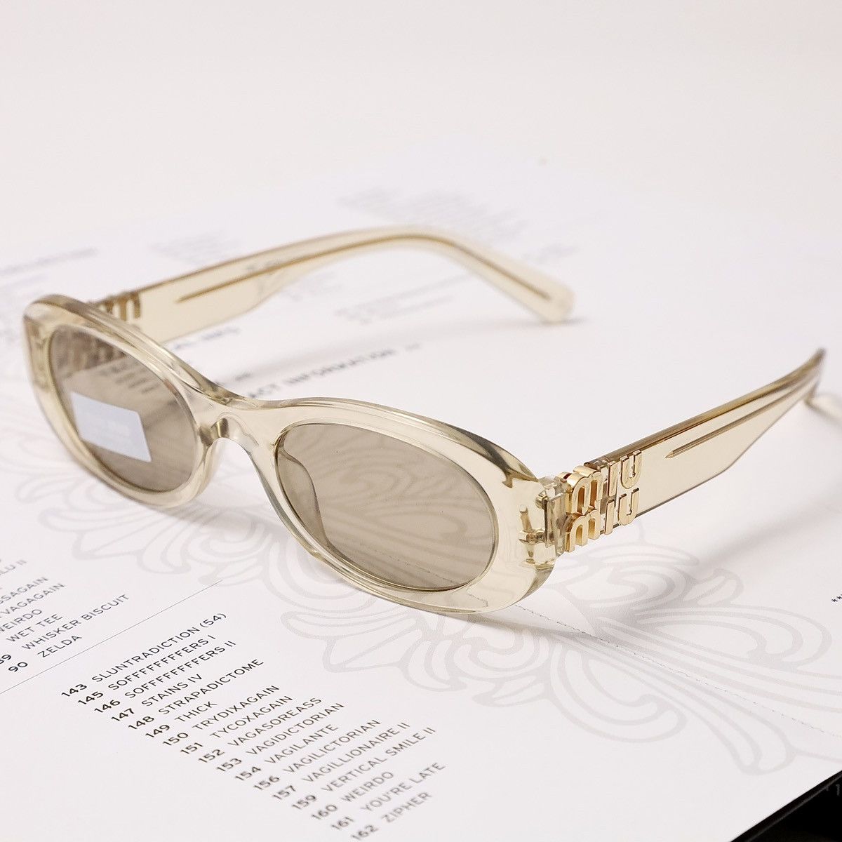 Miu Miu MIU MIU 0MU 06ZS SUNGLASSES Size ONE SIZE - 2 Thumbnail