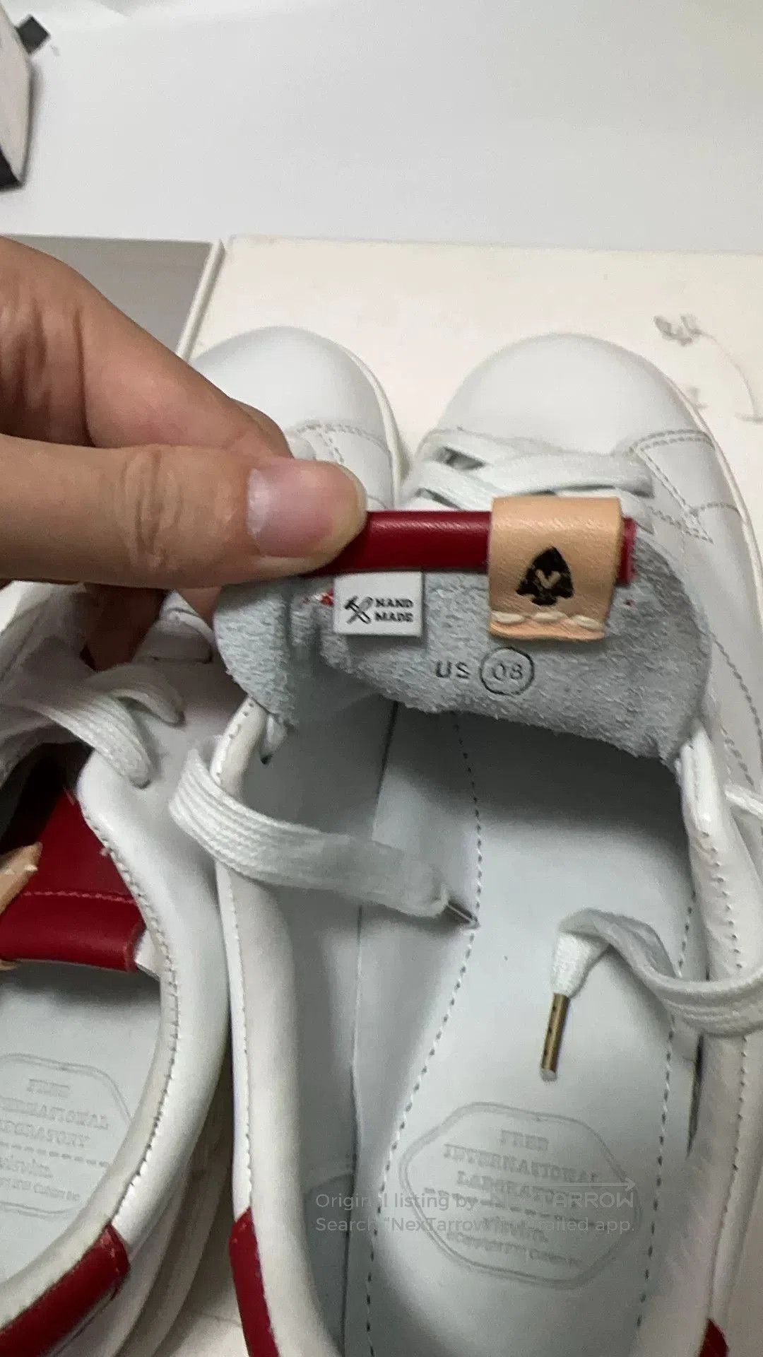 Visvim visvim foley folk sneakers in red. Size US 8 / EU 41 - 6 Thumbnail