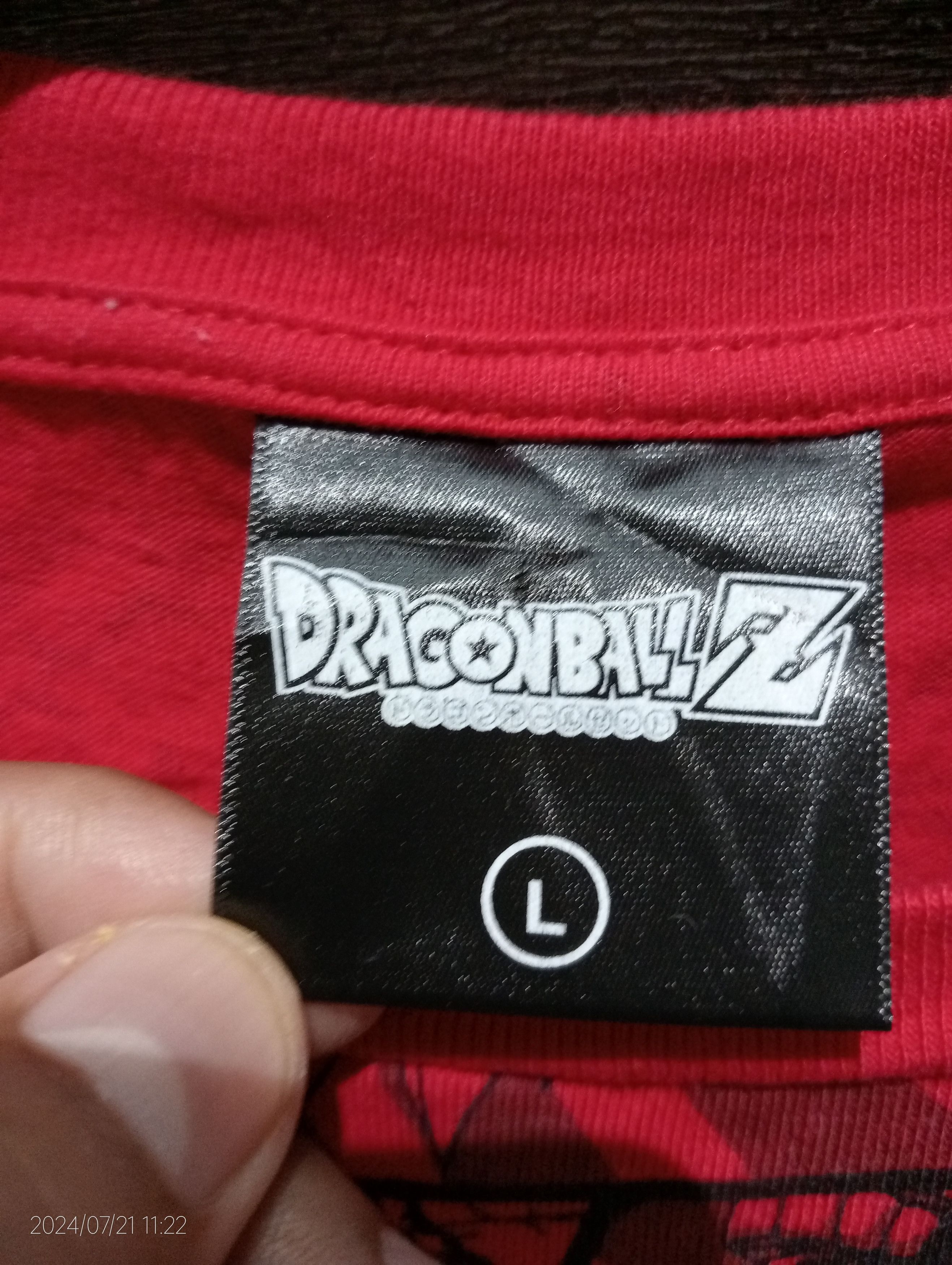 Anime Vintage Dragonball Z Character Full Printed Graphic Tee Rare Size US L / EU 52-54 / 3 - 6 Thumbnail