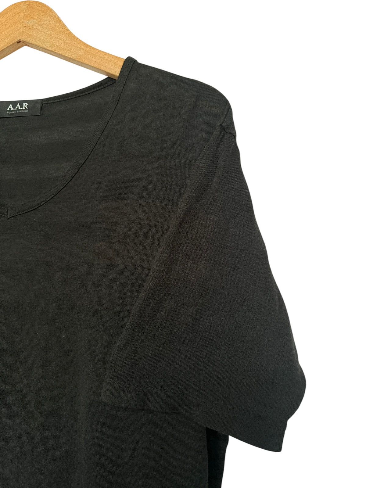 Yohji Yamamoto AAR by Yohji Yamamoto Stripes Boxy Cut Tshirt Size US S / EU 44-46 / 1 - 4 Thumbnail