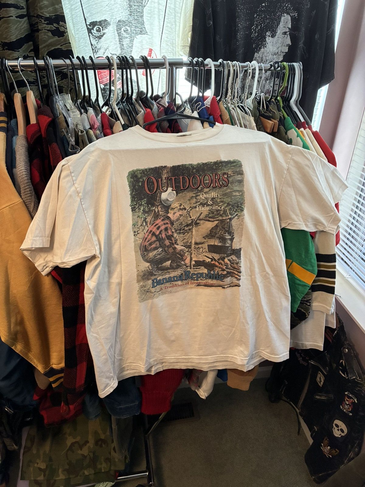 Banana Republic Vintage 90s Banana Republic tee shirt Size US XL / EU 56 / 4 - 1 Thumbnail