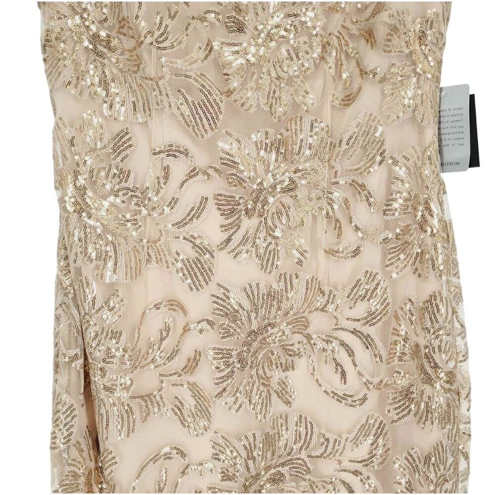 Emiliano Rinaldi Marina Rinaldi Sequin Embroidered Cocktail Sheath Dress 10 Size L / US 10 / IT 46 - 14 Thumbnail