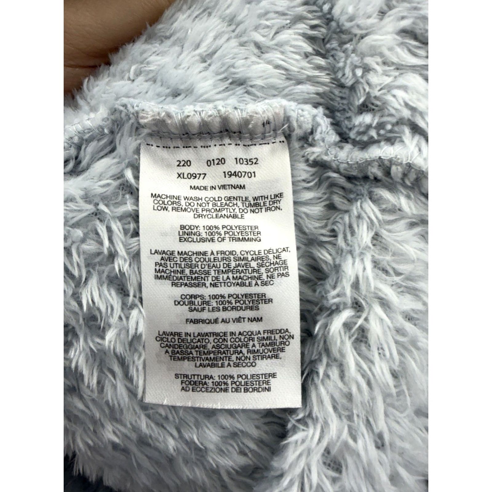 Vintage Columbia Sweatshirt XL Blue Quarter Zip Fuzzy Sherpa Fleece Womens Pullover High Neck Long Sleeve Casual Outdoor City Indoor Size XL / US 12-14 / IT 48-50 - 6 Thumbnail