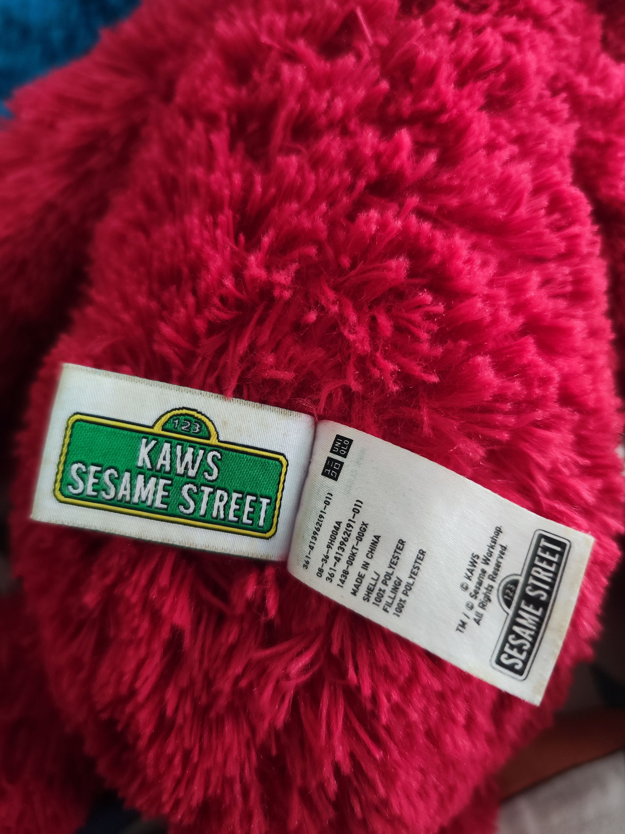 Japanese Brand × Kaws × Uniqlo Kaws Sesame Street Uniqlo Plush Size ONE SIZE - 4 Thumbnail