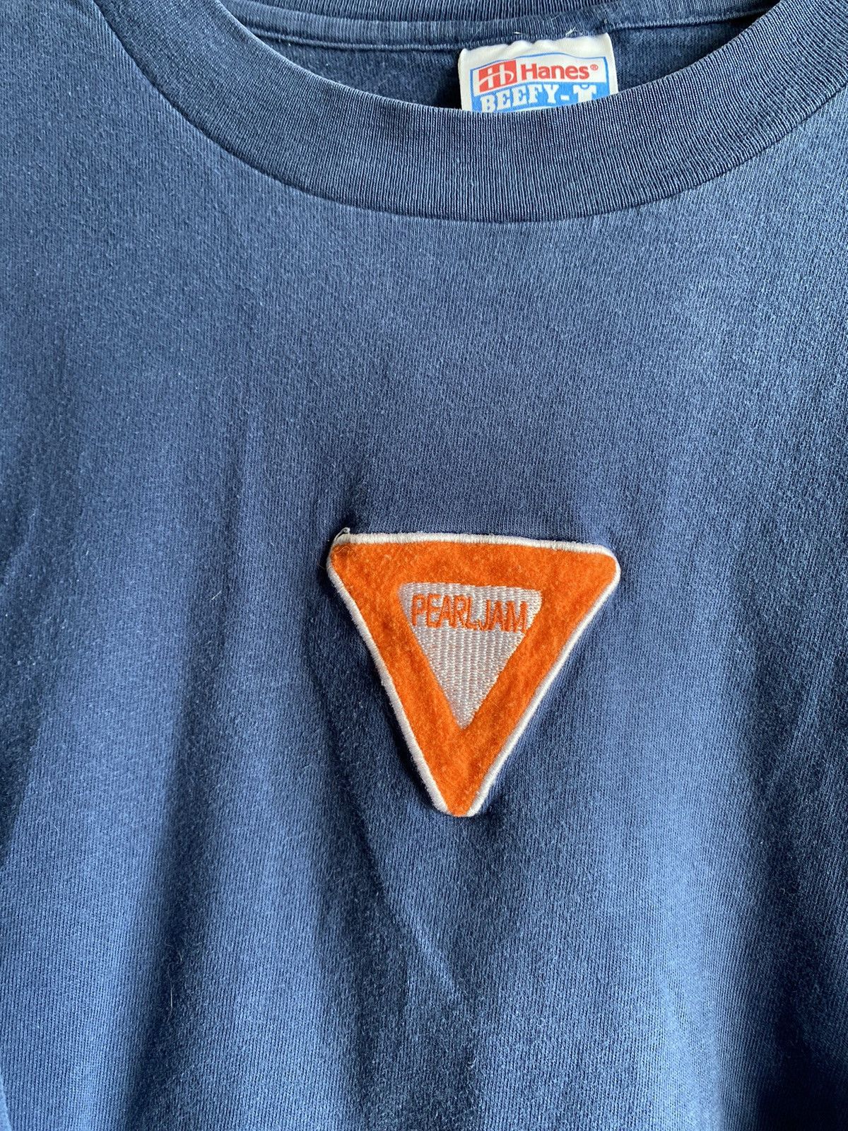 Band Tees × Vintage 1998 Pearl Jam Yield Blue Tour Band Concert Long Sleeve Tee Size US L / EU 52-54 / 3 - 3 Thumbnail