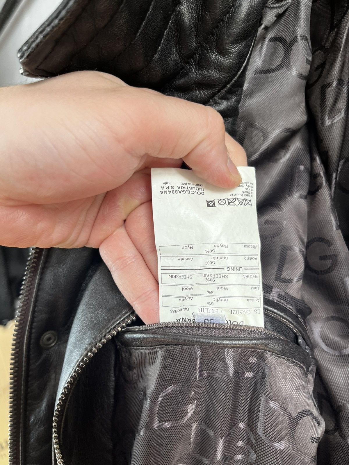 Dolce & Gabbana × Leather × Lucky Brand Dolce Gabbana leather jacket size 50 Size US M / EU 48-50 / 2 - 15 Thumbnail