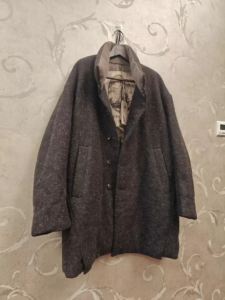 Ziggy Chen 23AW Purple Antique Fabric Jacket Heavy Coats