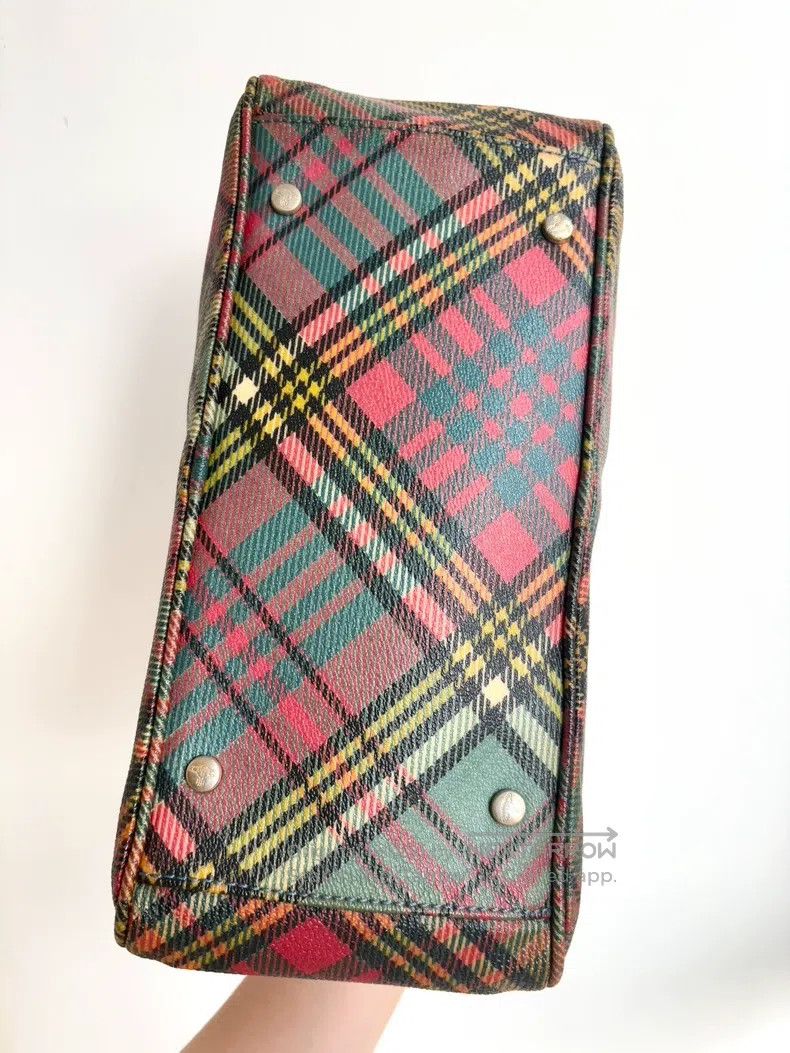 Vivienne Westwood Vivienne Westwood size os Vintage Patchwork Plaid Bowling H Size ONE SIZE - 3 Thumbnail