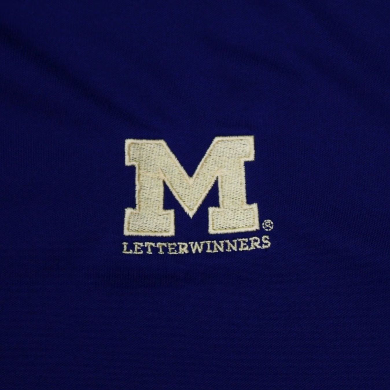 Nike Nike Golf Michigan Polo Shirt Mens XL Blue Dri-Fit Logo Letterwinners Polo Size US XL / EU 56 / 4 - 6 Thumbnail