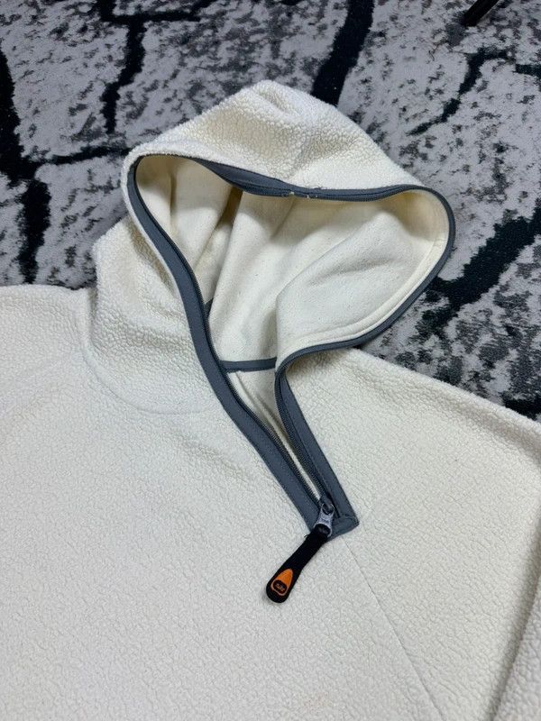 Nike Vintage Nike fleece white cream M logo 00 Size M / US 6-8 / IT 42-44 - 4 Thumbnail