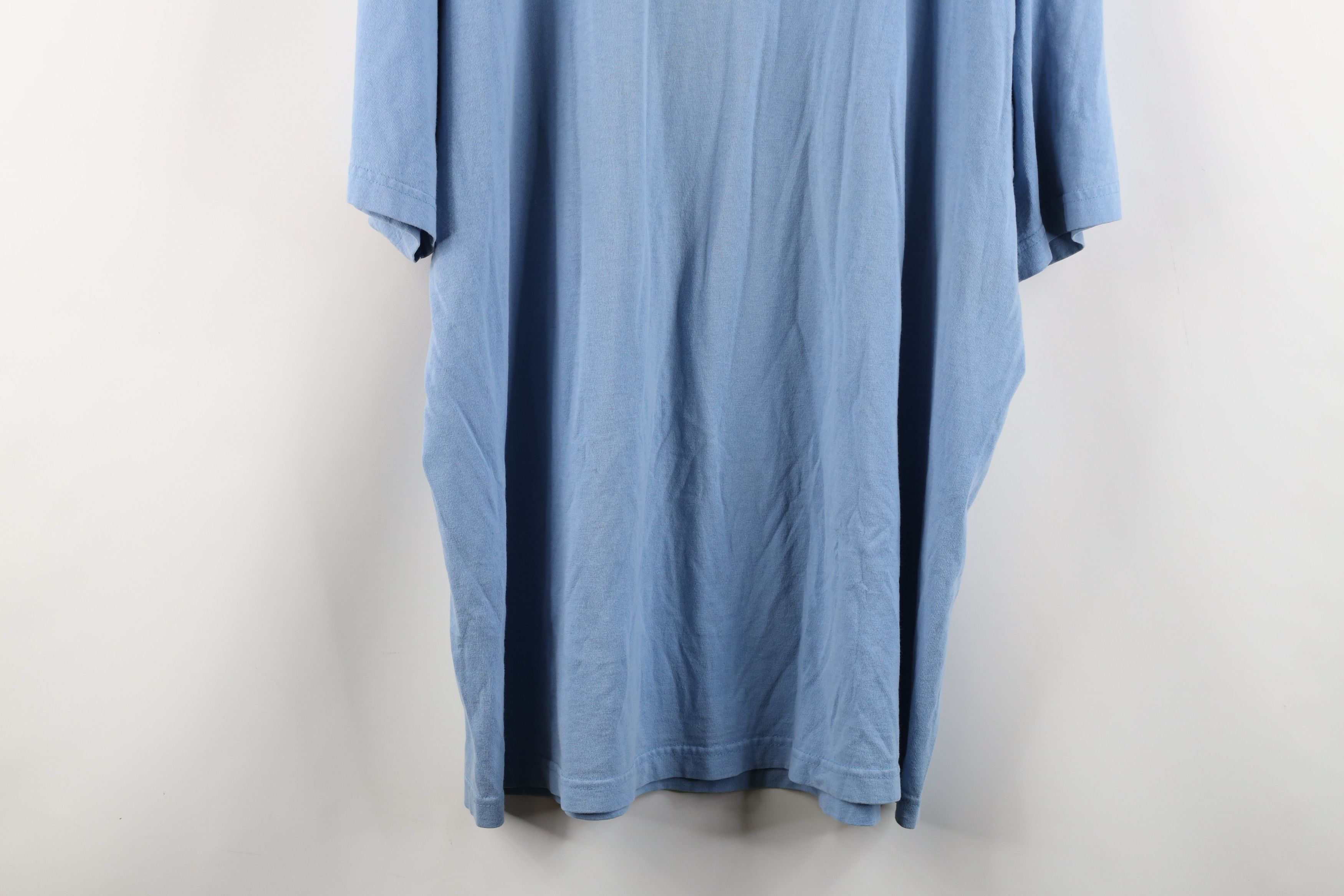 Guess × Vintage Vintage Y2K 2001 Guess Spell Out Stencil T-Shirt Blue Cotton Size US XL / EU 56 / 4 - 16 Thumbnail