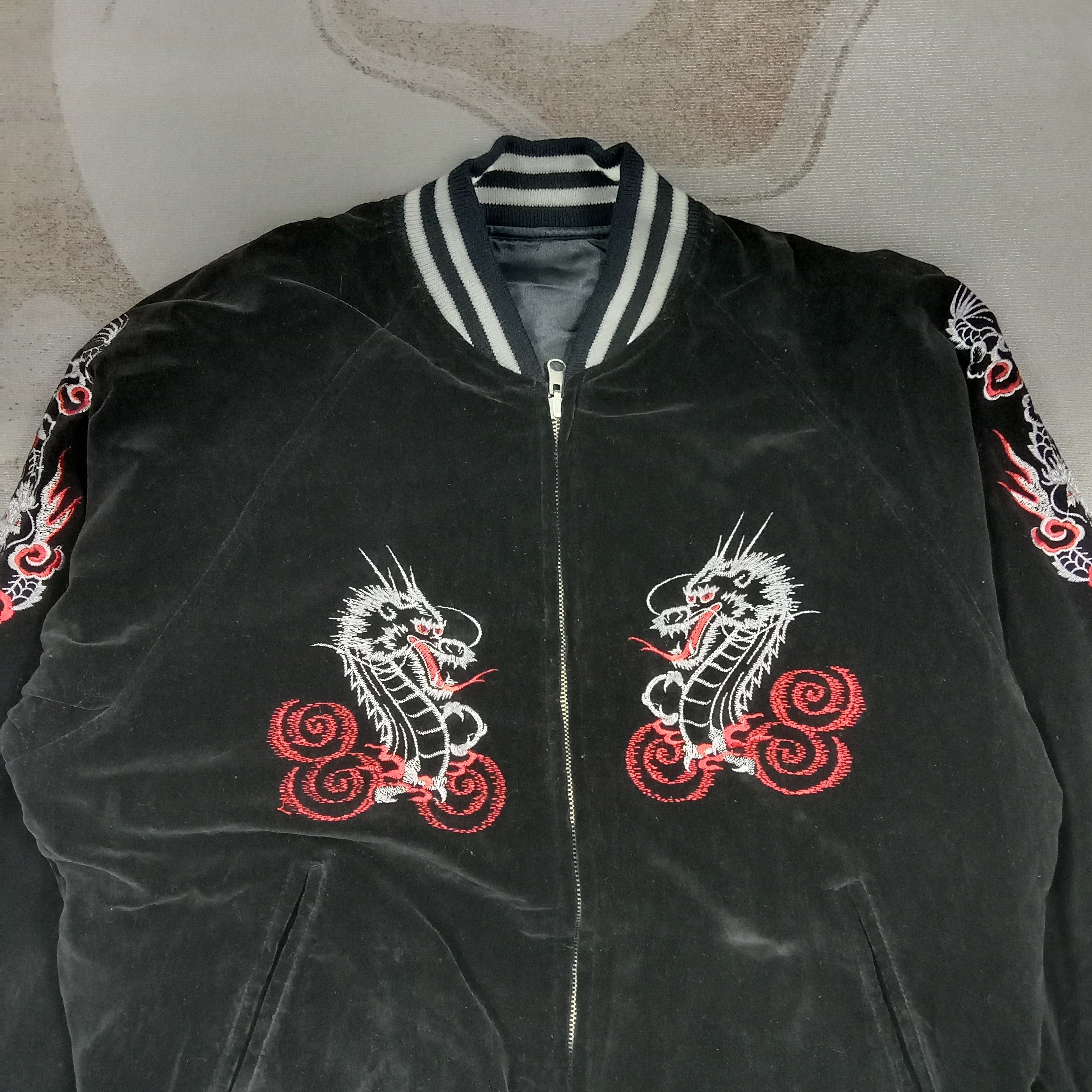 Japanese Brand Shoot One Reversible Sukajan Jacket C291N24 Size US M / EU 48-50 / 2 - 8 Thumbnail