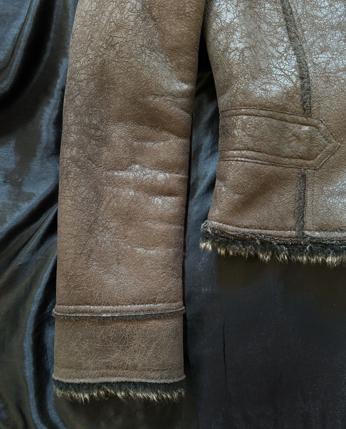 Vintage Vintage asymmetric avant-garde biker moto pirate jacket Size S / US 4 / IT 40 - 8 Thumbnail