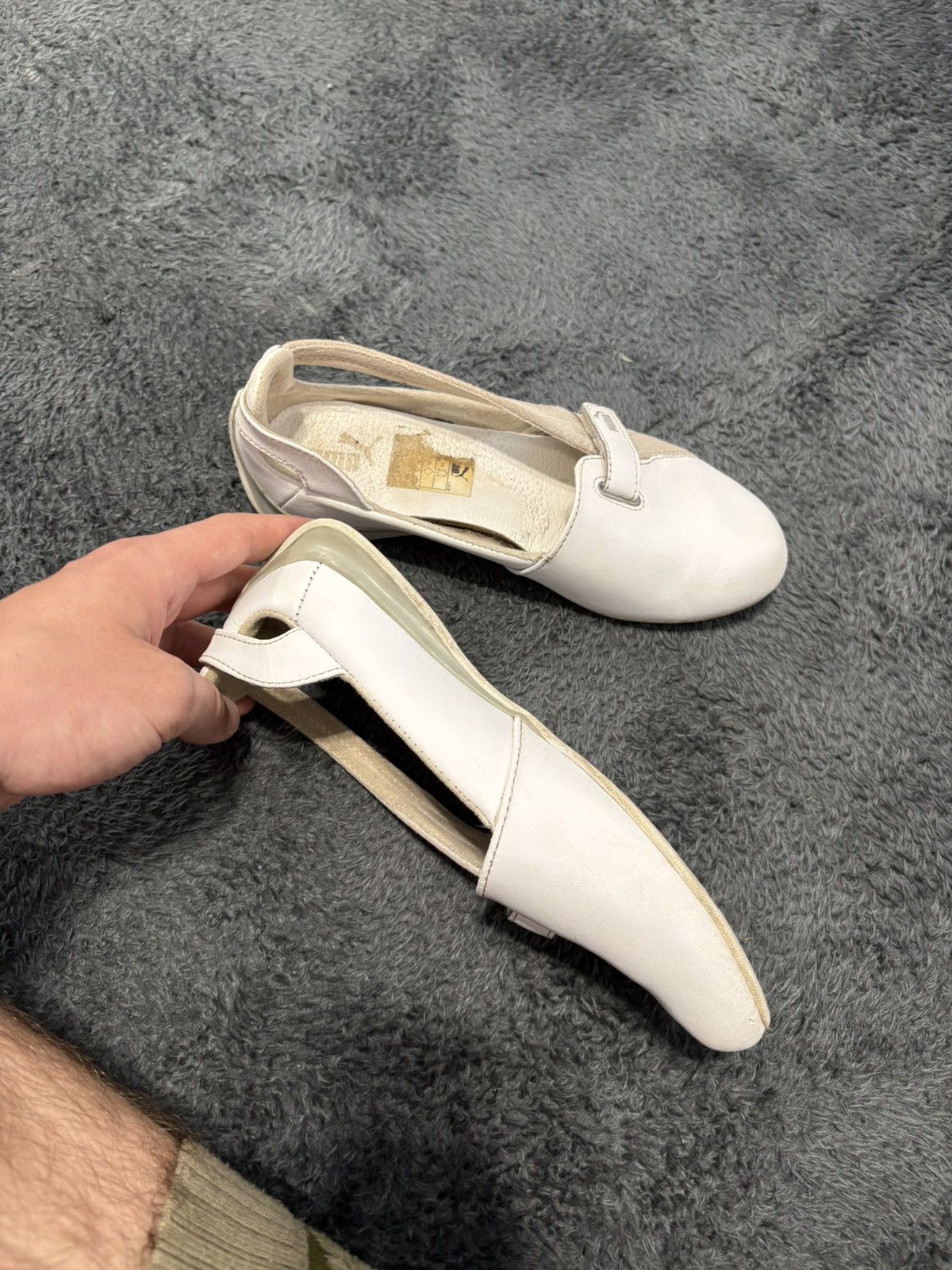Jil Sander × Puma RARE Vintage Cute Puma White Y2K Shoes Size US 6 / IT 36 - 6 Thumbnail