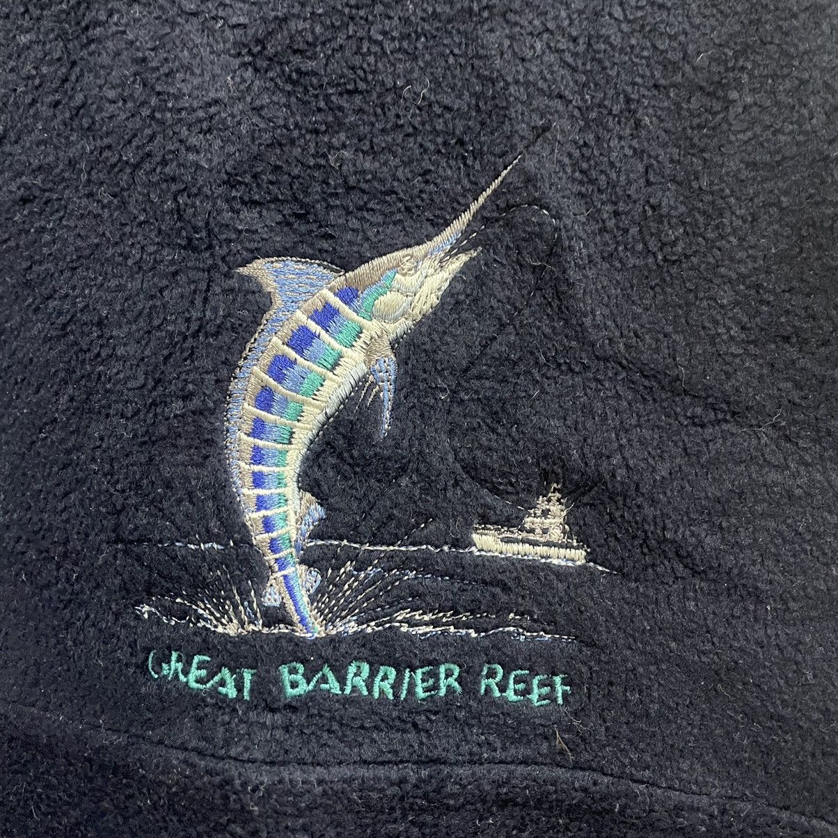 Habitat × Vintage 🔥Vintage Great Barrier Reef Half Zipper Fleece Sweatshirts Size US M / EU 48-50 / 2 - 4 Thumbnail