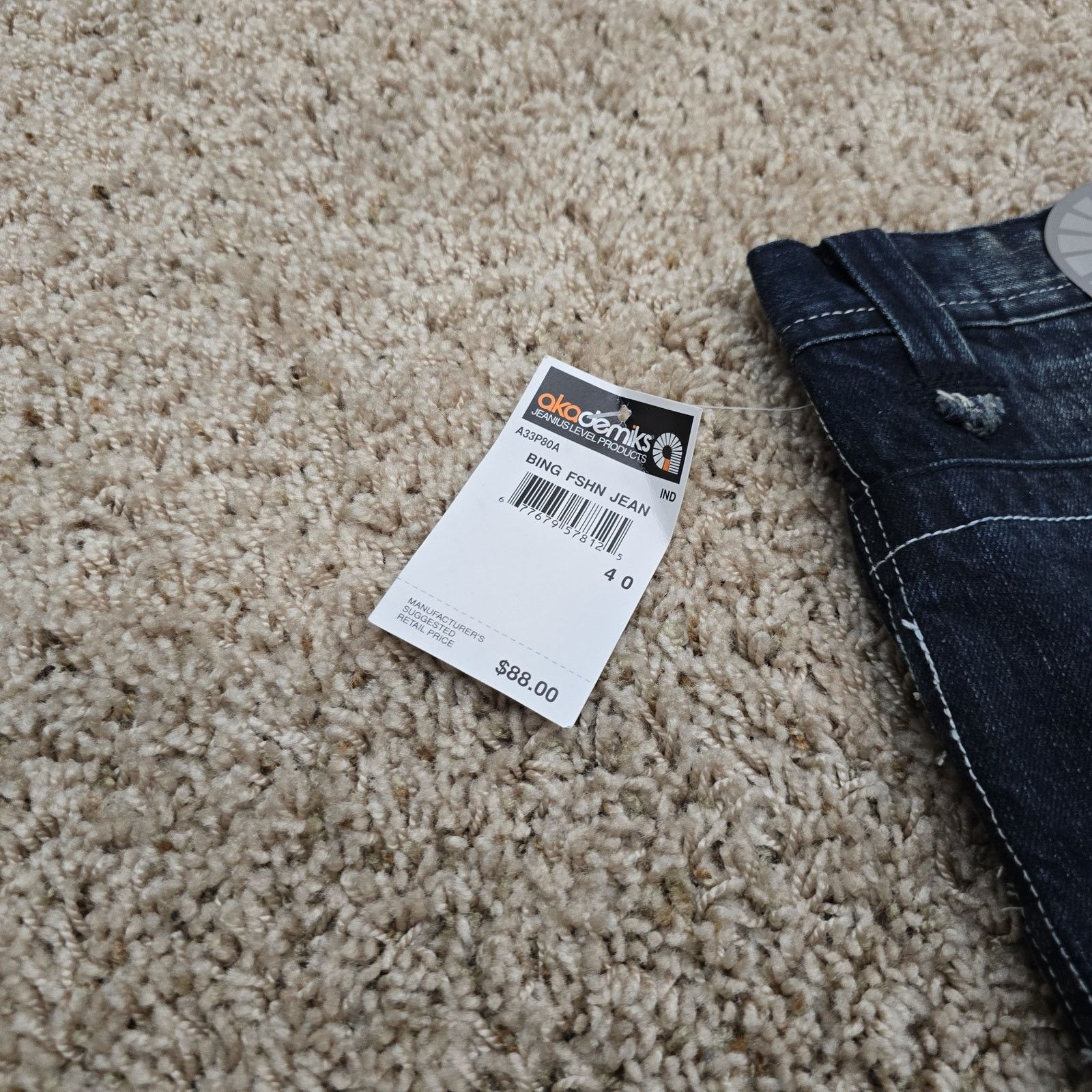 Akademiks Vintage Akademiks Baggy Wide Leg Pinkman Jeans 40x35 NWT Size US 40 / EU 56 - 4 Thumbnail