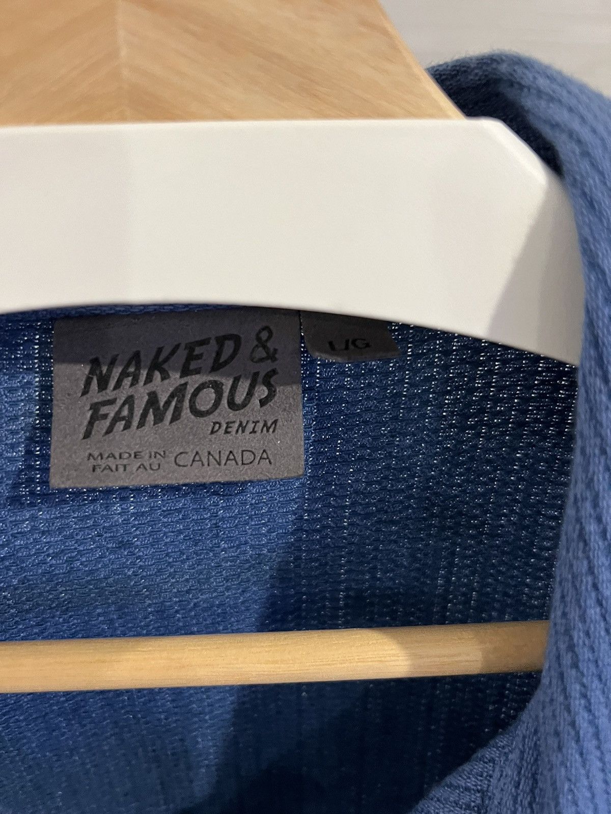 Blue loose weave Dobby shirt