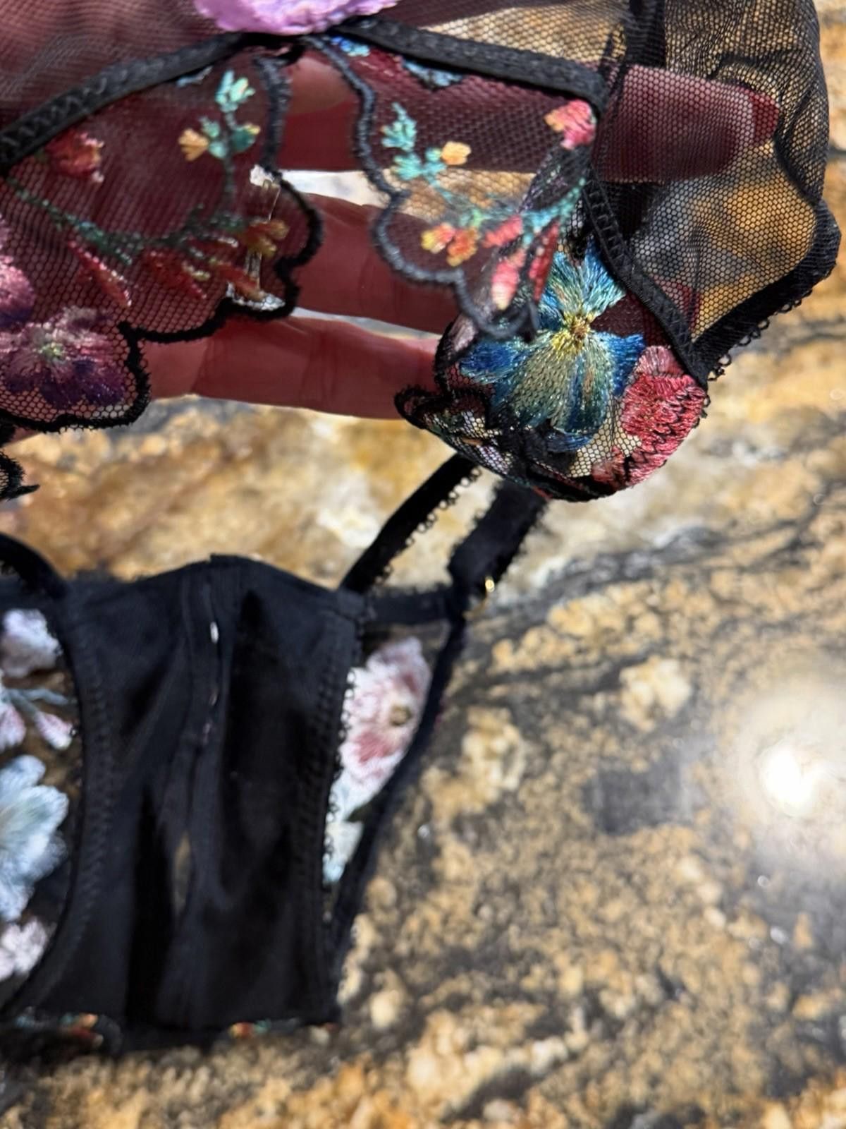 Other VICTORIA'S SECRET VERY SEXY String Bikini Panty S Floral NWT Size ONE SIZE - 7 Thumbnail