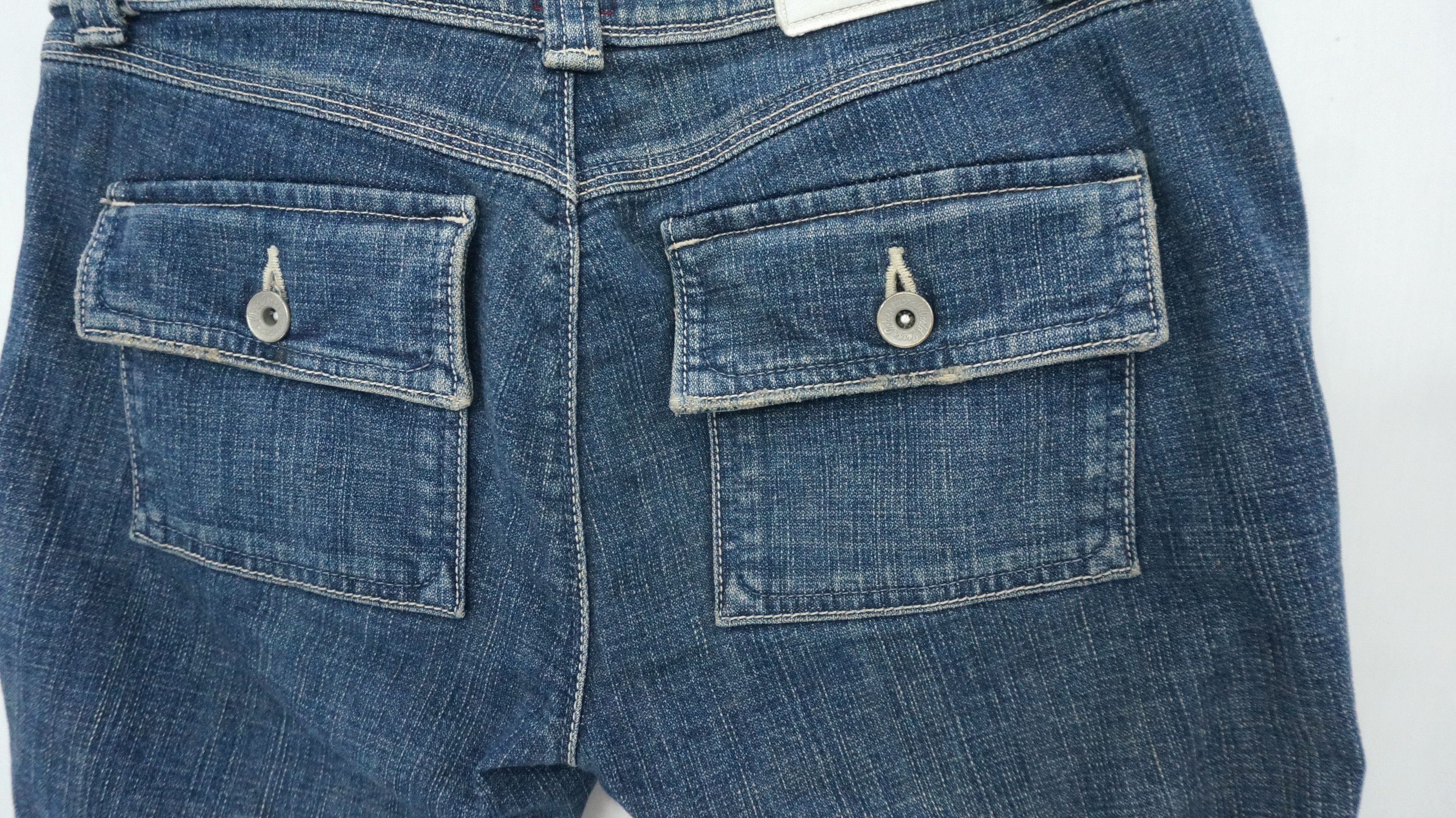 Japanese Brand 🔥 Vintage BRAPPERS Women Flare Bush Jeans Size 29" - 8 Thumbnail