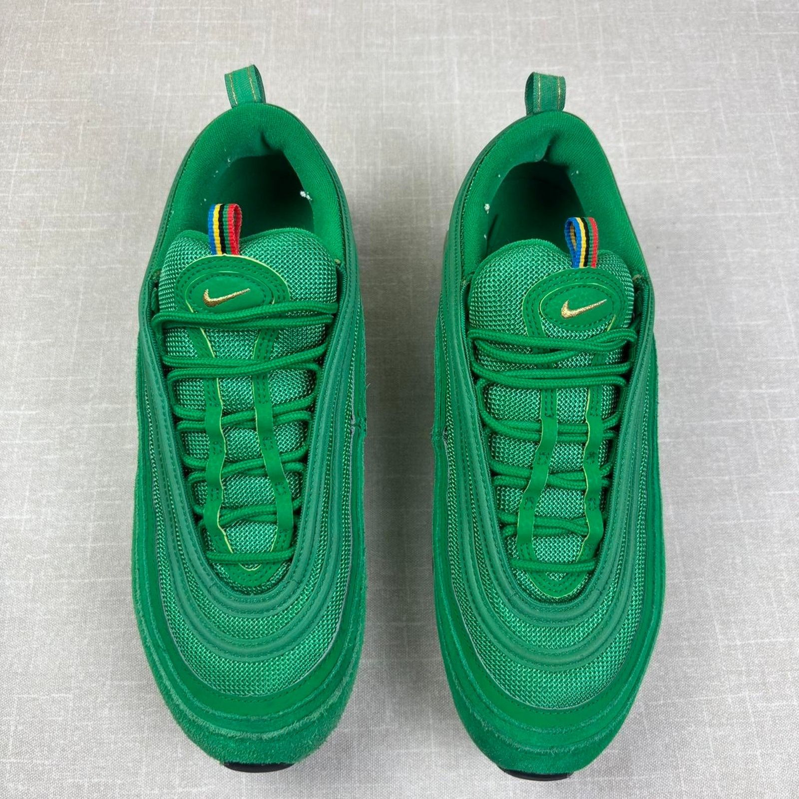Nike 🍀 2020 Nike Air Max 97 “Lucky Green” 10M Size US 10 / EU 43 - 3 Thumbnail