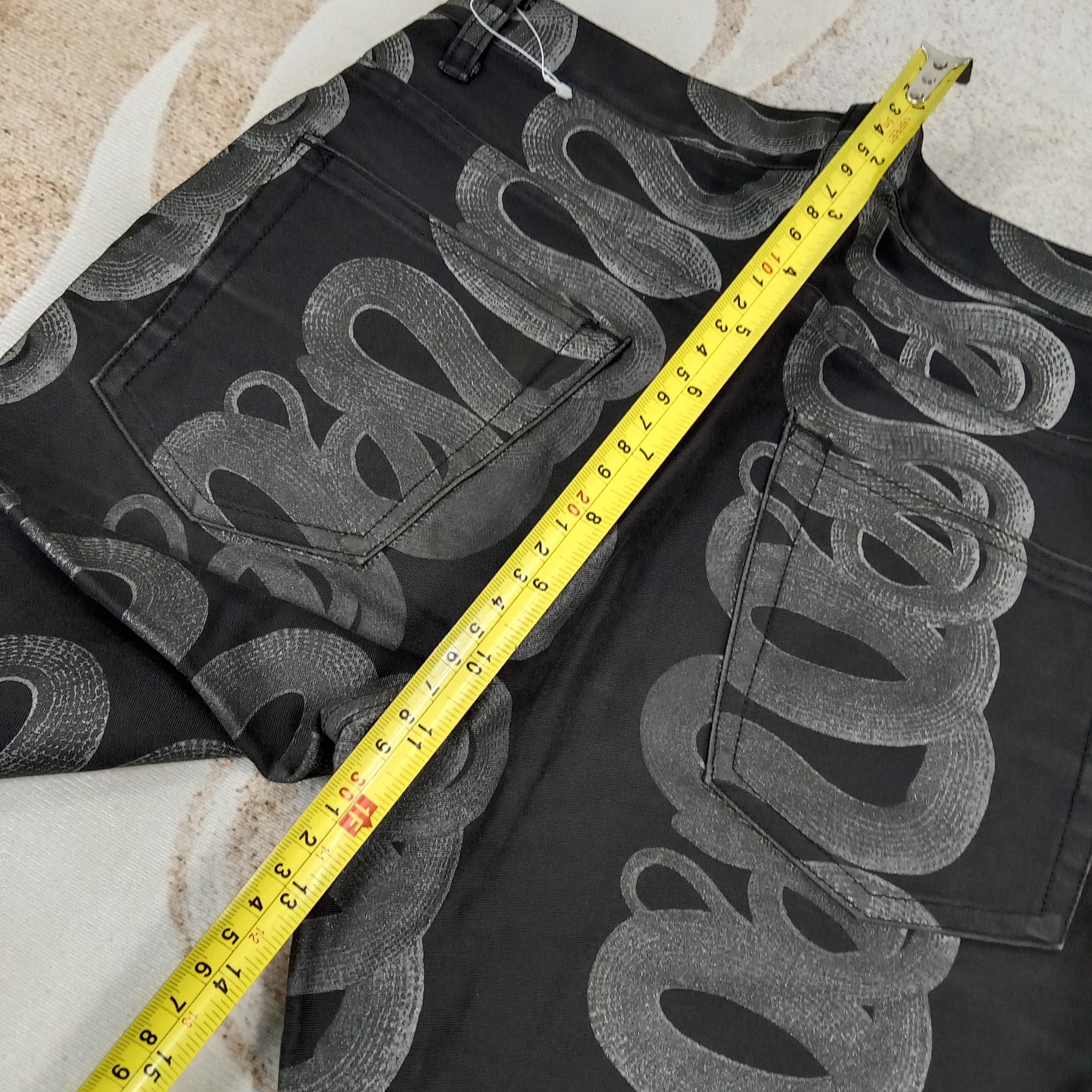 Hysteric Glamour Hysteric Glamour Japanese Snake Denim Jeans C265N11 Size 25" / US 0 / IT 36 - 12 Thumbnail