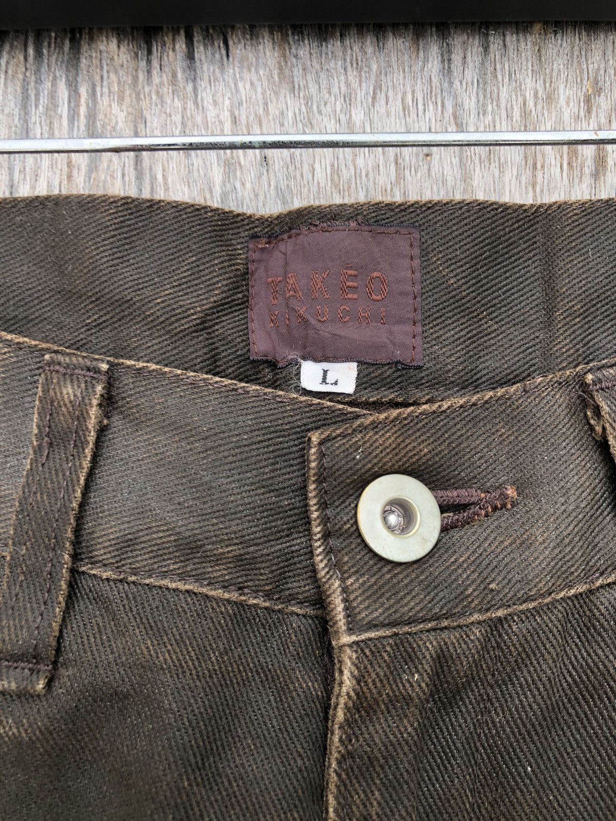 20471120 Japanesebrand Faded Jeans TAKEO KIKUCHI 4 Pocket Pants Size US 30 / EU 46 - 7 Thumbnail