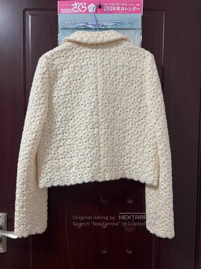 Comme des Garcons Comme des Garcons Heavy Duty 3D Mini Flower Ivory Full Woo Size S / US 4 / IT 40 - 3 Thumbnail