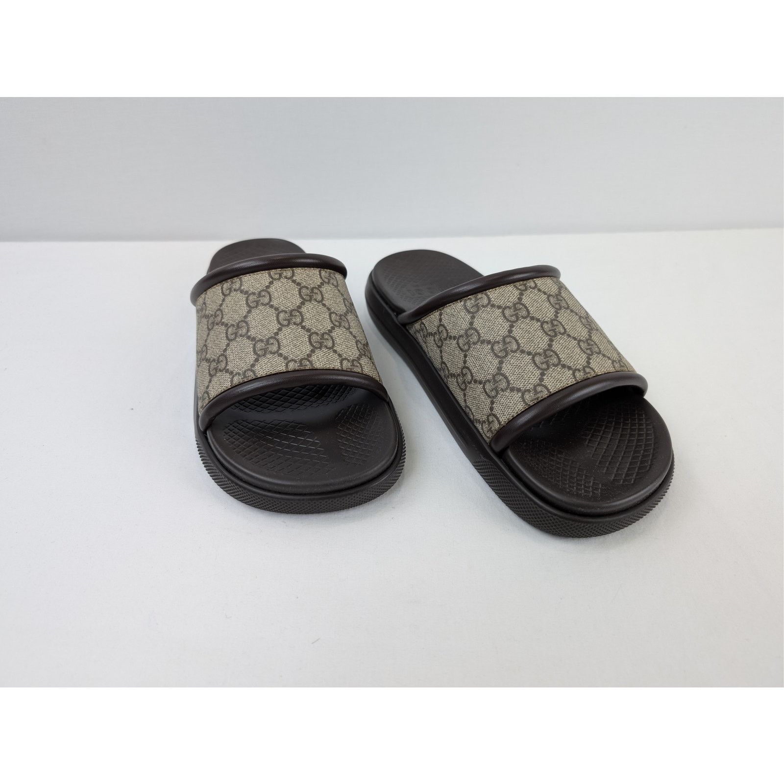 Gucci o1rshd1 Supreme Nappa Samoa Sandal Plastic R.S Slipper Beige Size US 8.5 / EU 41-42 - 5 Thumbnail