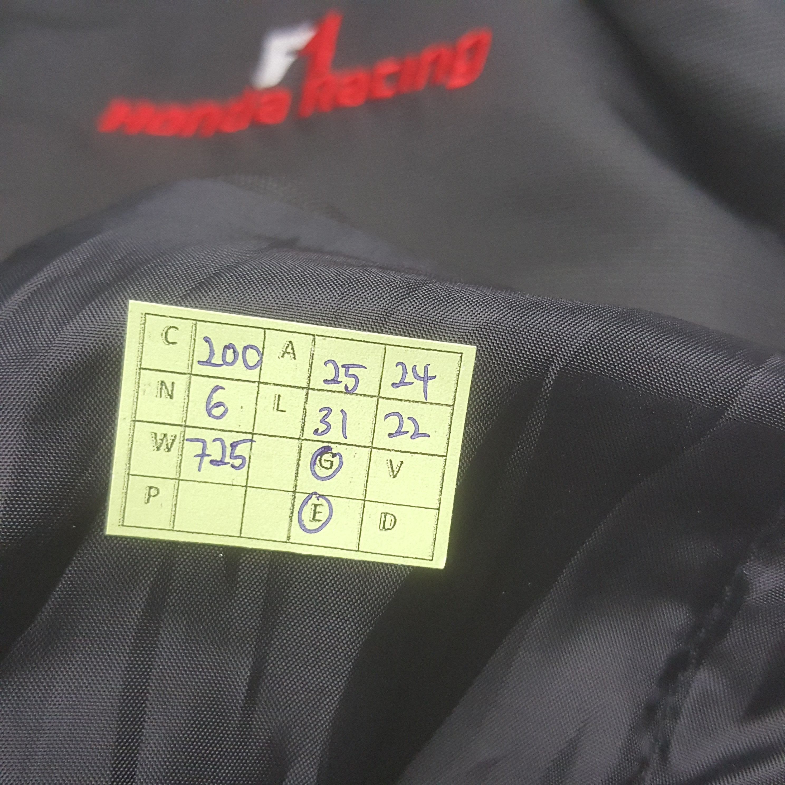 Honda × Vintage Vintage F1 Honda Racing Japanese Brand Custom Jacket Size US XL / EU 56 / 4 - 9 Thumbnail