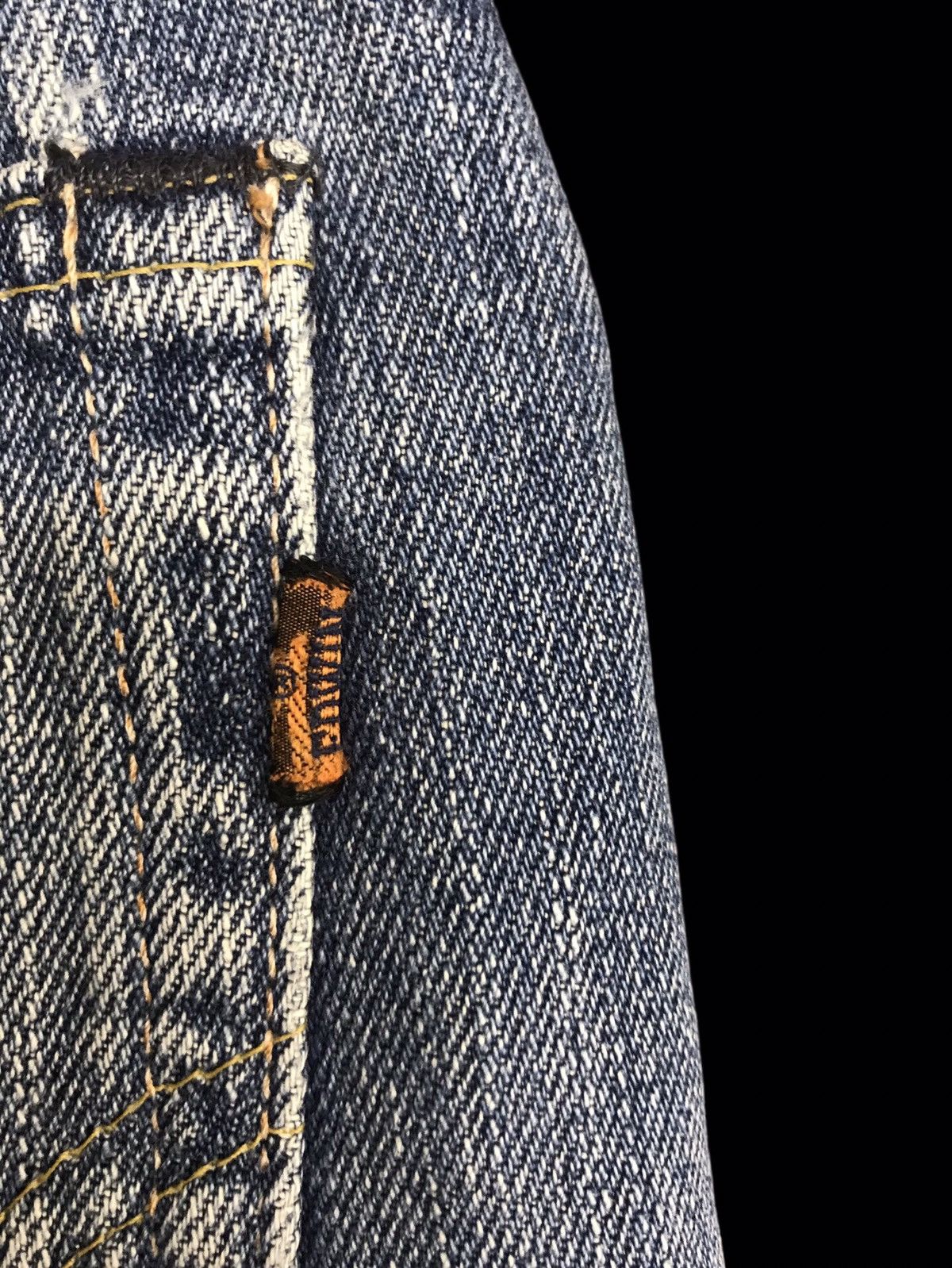 Edwin 💥THRASHED💥EDWIN Low Rize Selvedge Heavy Distrssed Denim F30 Size US 32 / EU 48 - 16 Thumbnail