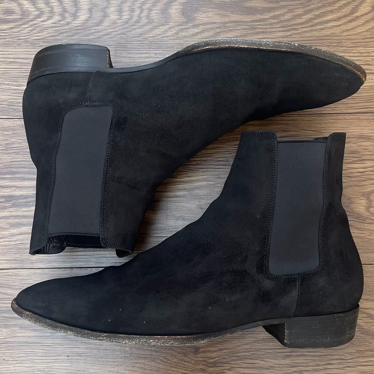 Saint Laurent Paris Saint Laurent Paris Wyatt Boots Size US 11 / EU 44 - 1 Thumbnail