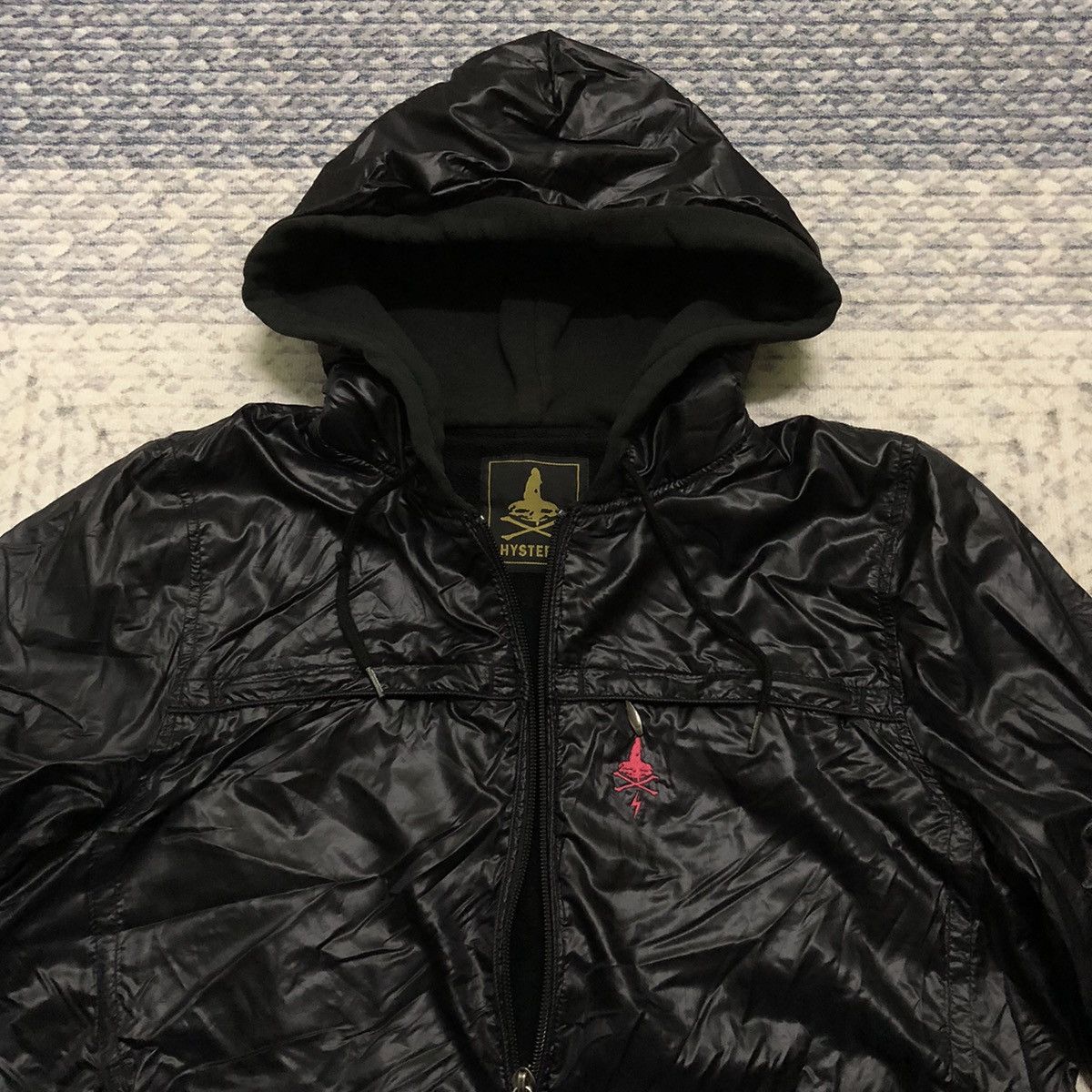 Hysteric Glamour × If Six Was Nine × Japanese Brand Rare Distressed Hysteric Glamour Skull Logo Light Jacket Size US XXS / EU 40 - 3 Thumbnail