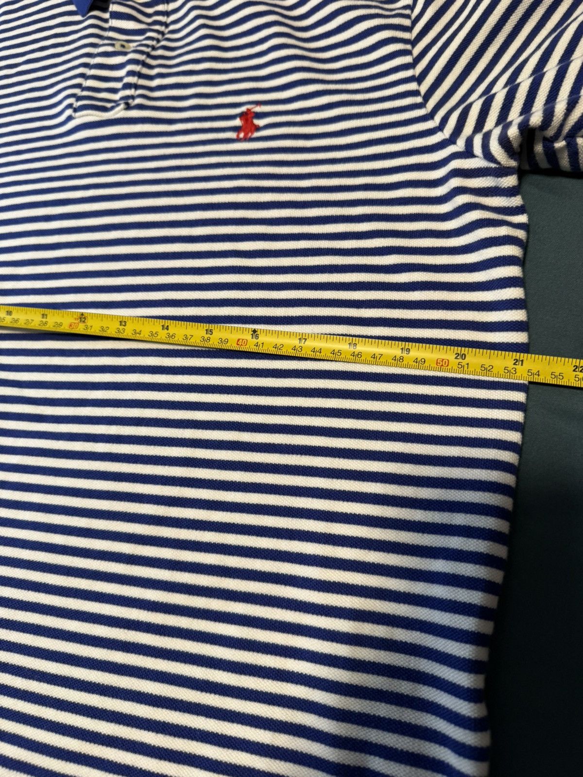 Polo Ralph Lauren Polo Ralph Lauren Custom-Slim-Fit Striped Polo Size US L / EU 52-54 / 3 - 2 Thumbnail