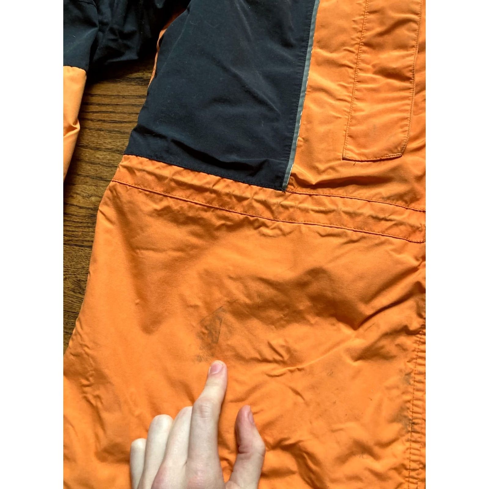 Harley Davidson Harley-Davidson Jacket Rain Coat GoreTex Orange Black Mens M Water Resistant Riding Motorcycle Outdoor Size US M / EU 48-50 / 2 - 7 Thumbnail