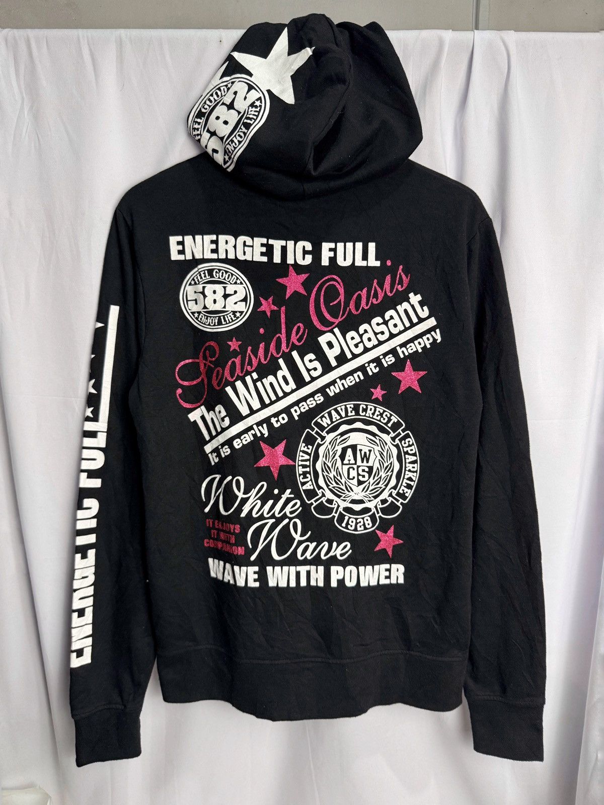 If Six Was Nine × Japanese Brand × Le Grande Bleu (L.G.B.) Japanese Hoodie Poem Excuse 2000s Size US M / EU 48-50 / 2 - 2 Thumbnail