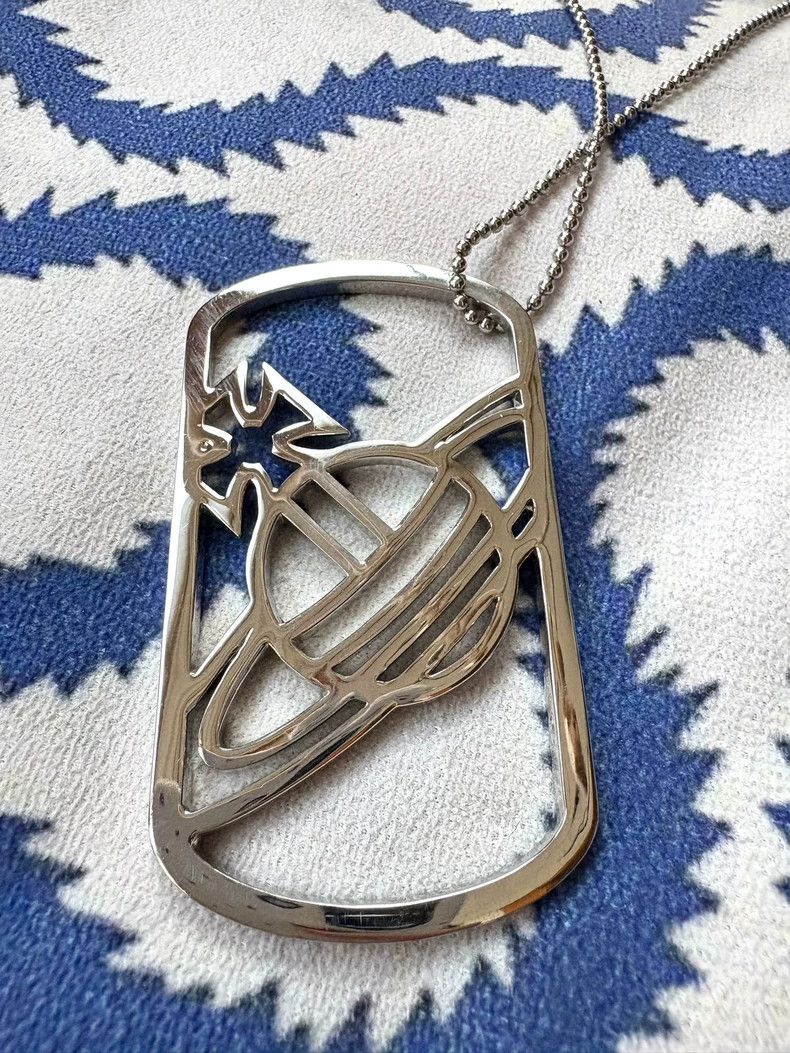 Vivienne Westwood Vivienne Westwood Vintage Skeletal Saturn Military Badge N Size ONE SIZE - 8 Thumbnail