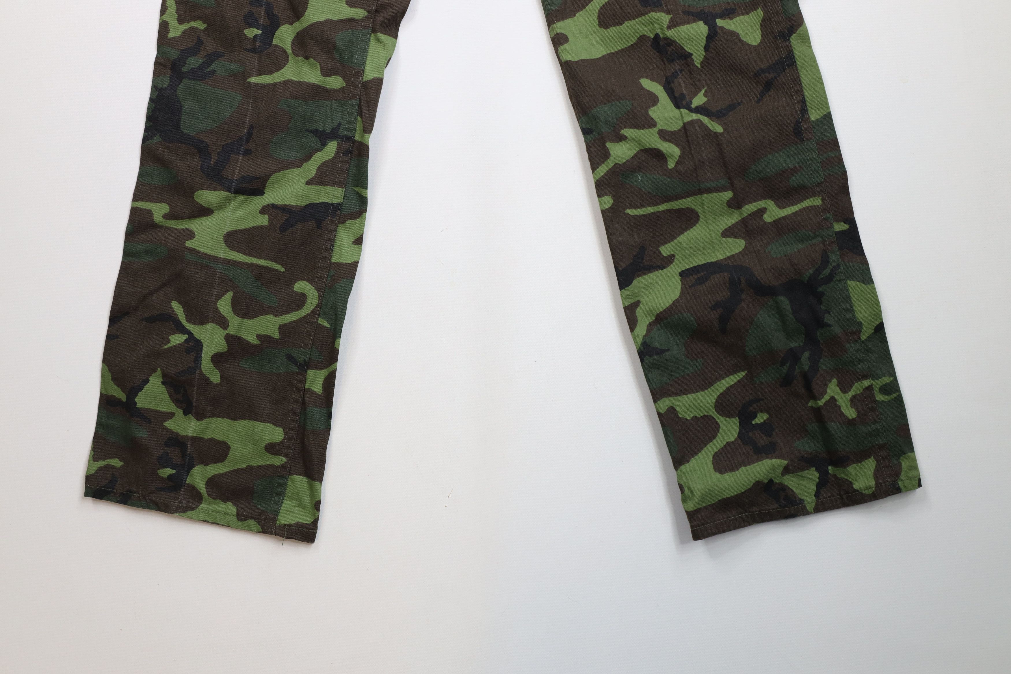 FiveBrother × Vintage Vintage 70s Five Brother Camouflage Wide Leg Cargo Pants USA Size US 34 / EU 50 - 4 Thumbnail